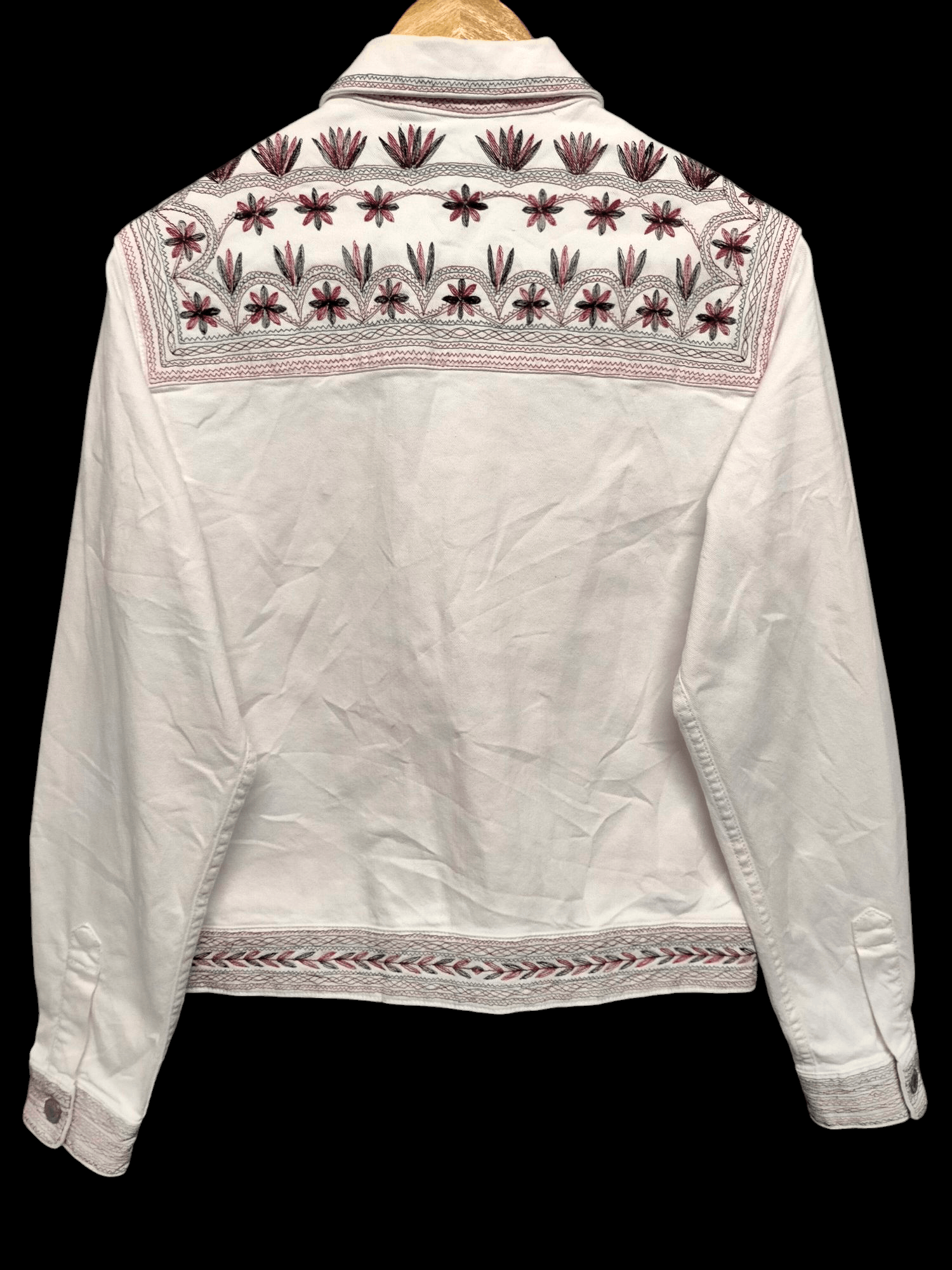 Isabel Marant ISABEL MARANT ETOILE WHITE DENIM JACKET Size US S / EU 44-46 / 1 - 2 Thumbnail