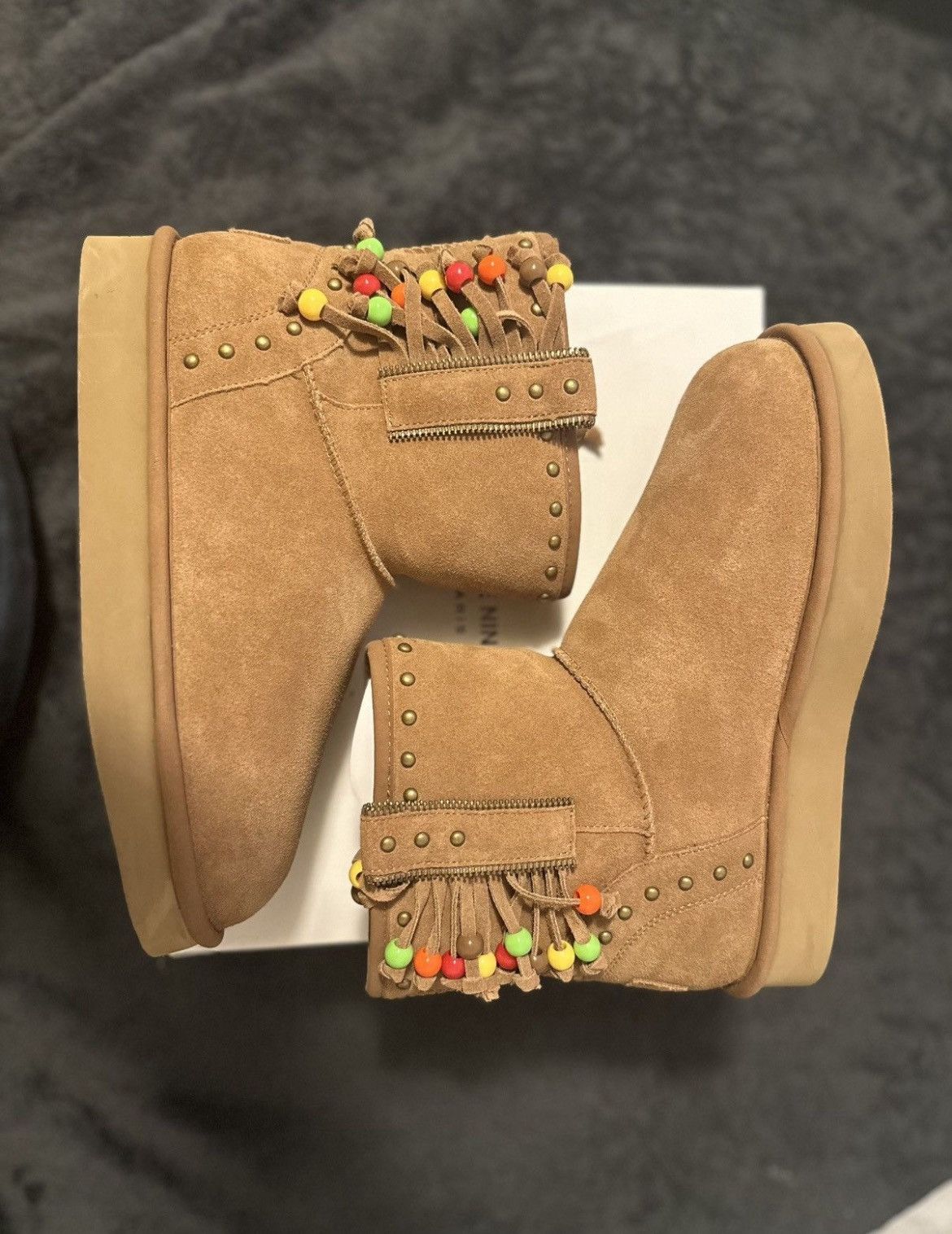 1199 1199 FM Bazo Surfer beaded Boots Size US 8 / EU 41 - 3 Thumbnail