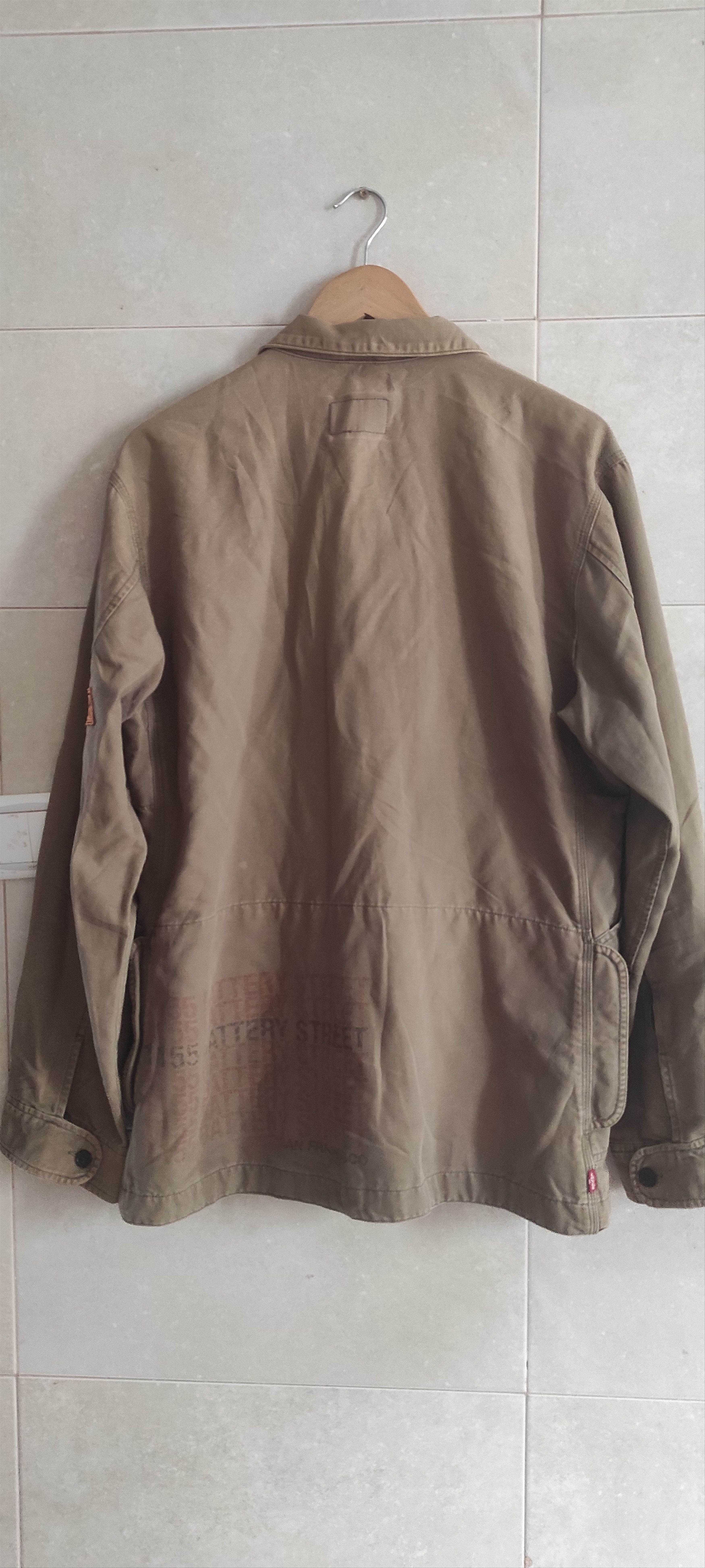 Levi's × Levi's Vintage Clothing Mens Levis Strauss and Co 1155 Battery Street Khaki Jacket Size US M / EU 48-50 / 2 - 12 Thumbnail