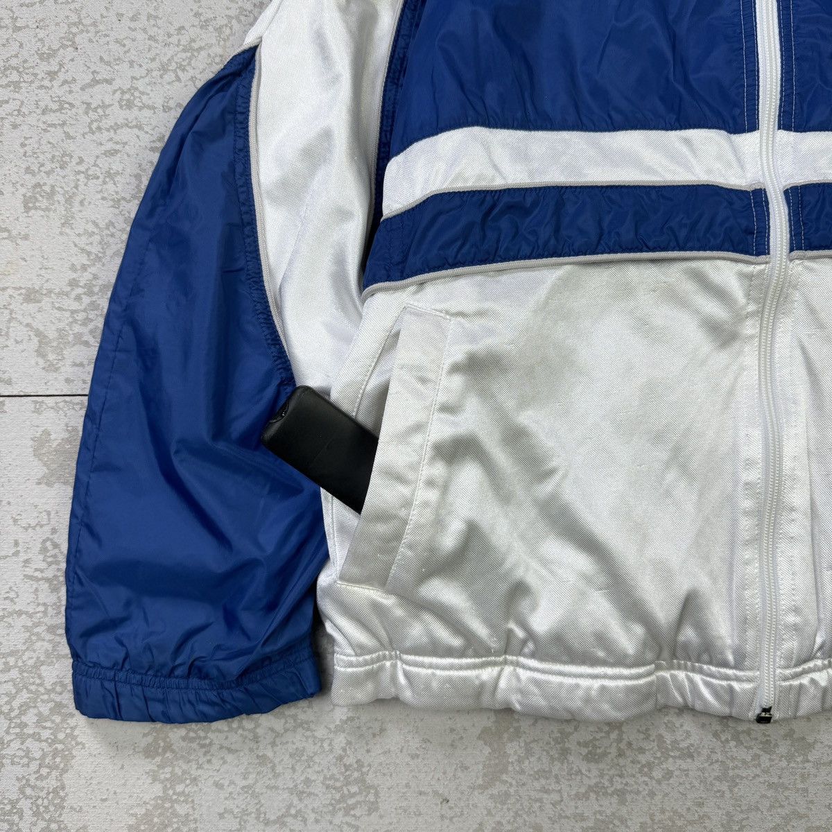Nike × Vintage 💥Vintage 90s Nike Spell Out Jacket Size US S / EU 44-46 / 1 - 4 Thumbnail