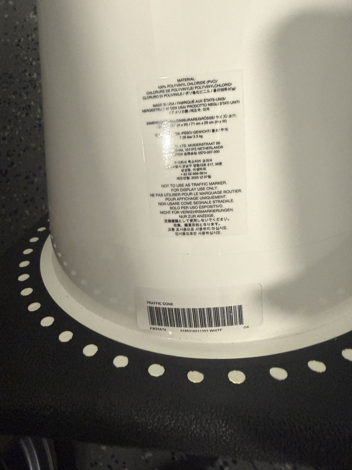Supreme Surpeme Traffic Cone Size ONE SIZE - 2 Thumbnail