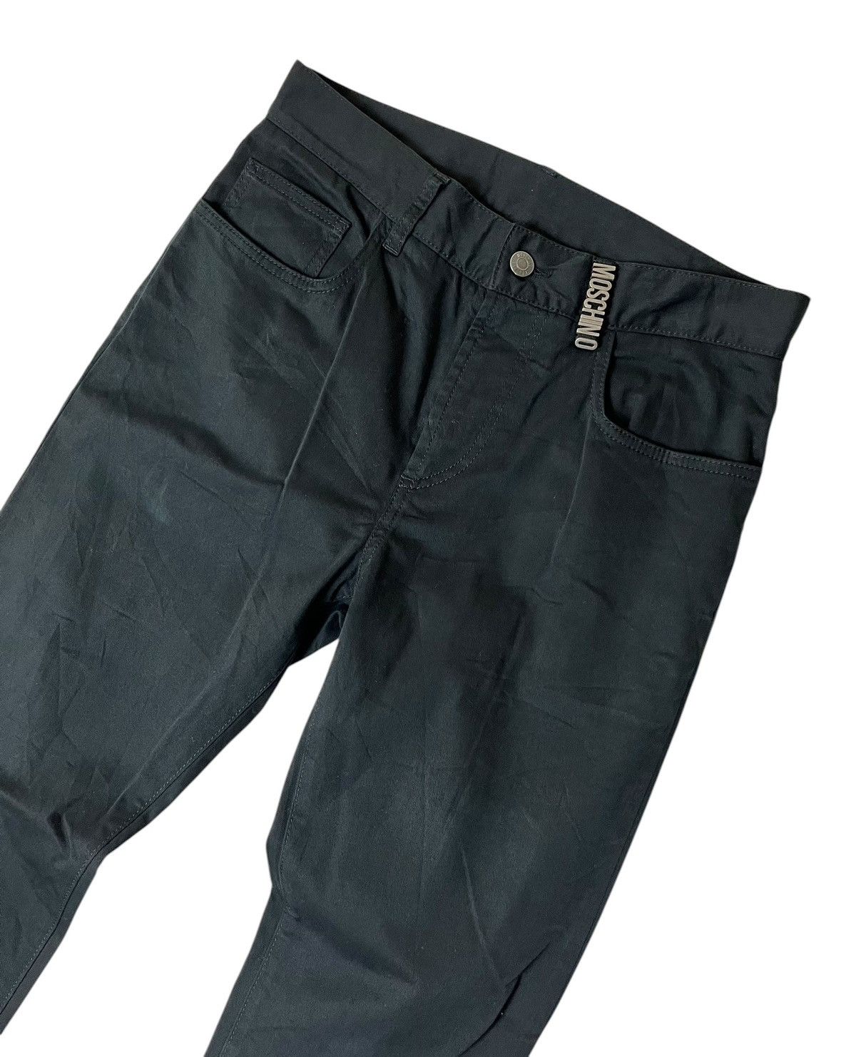Moschino Moschino Black Slim Fit Casual Pants Made In Italy Size US 30 / EU 46 - 5 Thumbnail