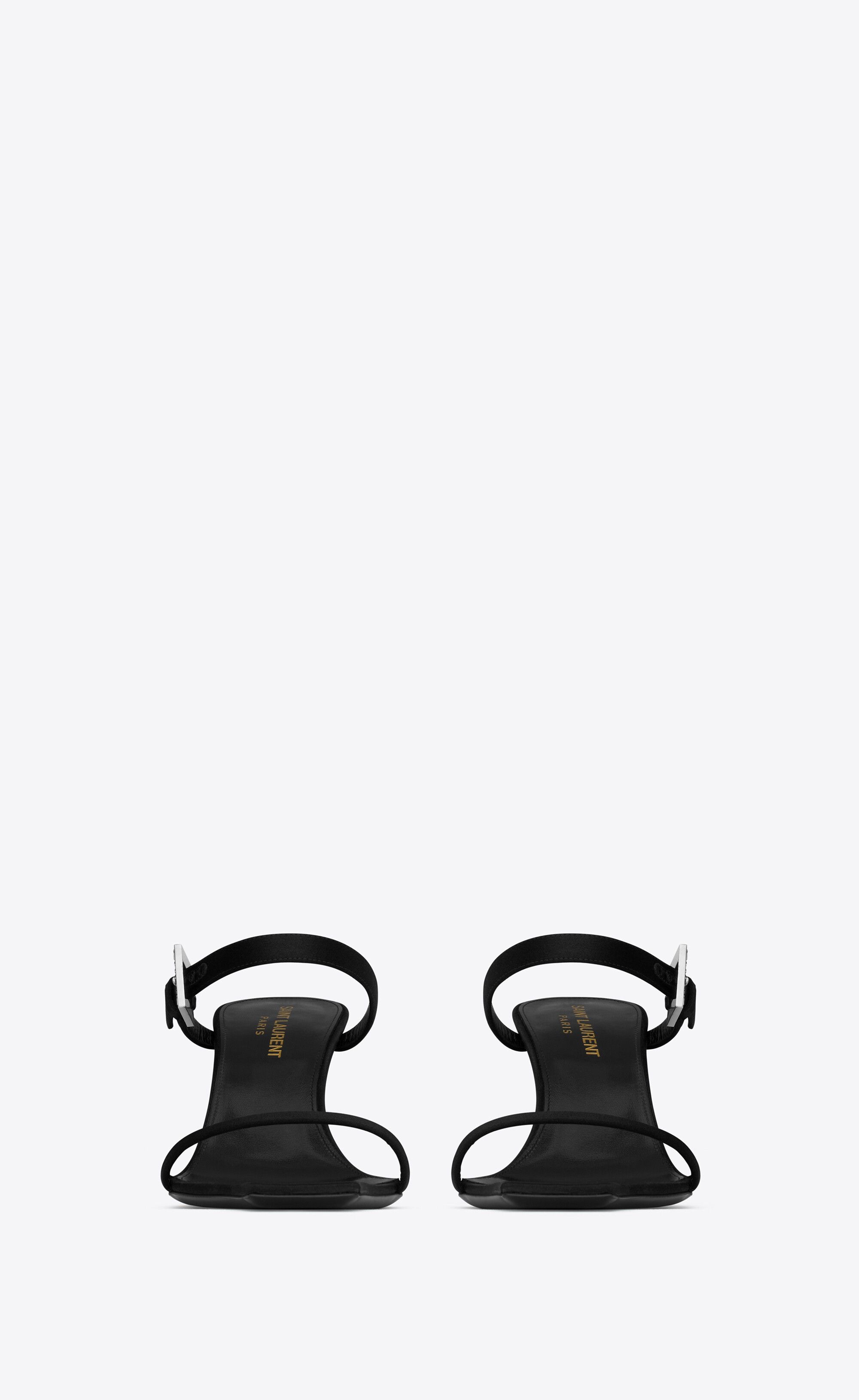 Saint Laurent Paris o1bcso1str1225 Mules in Black Size US 8.5 / IT 38.5 - 3 Thumbnail