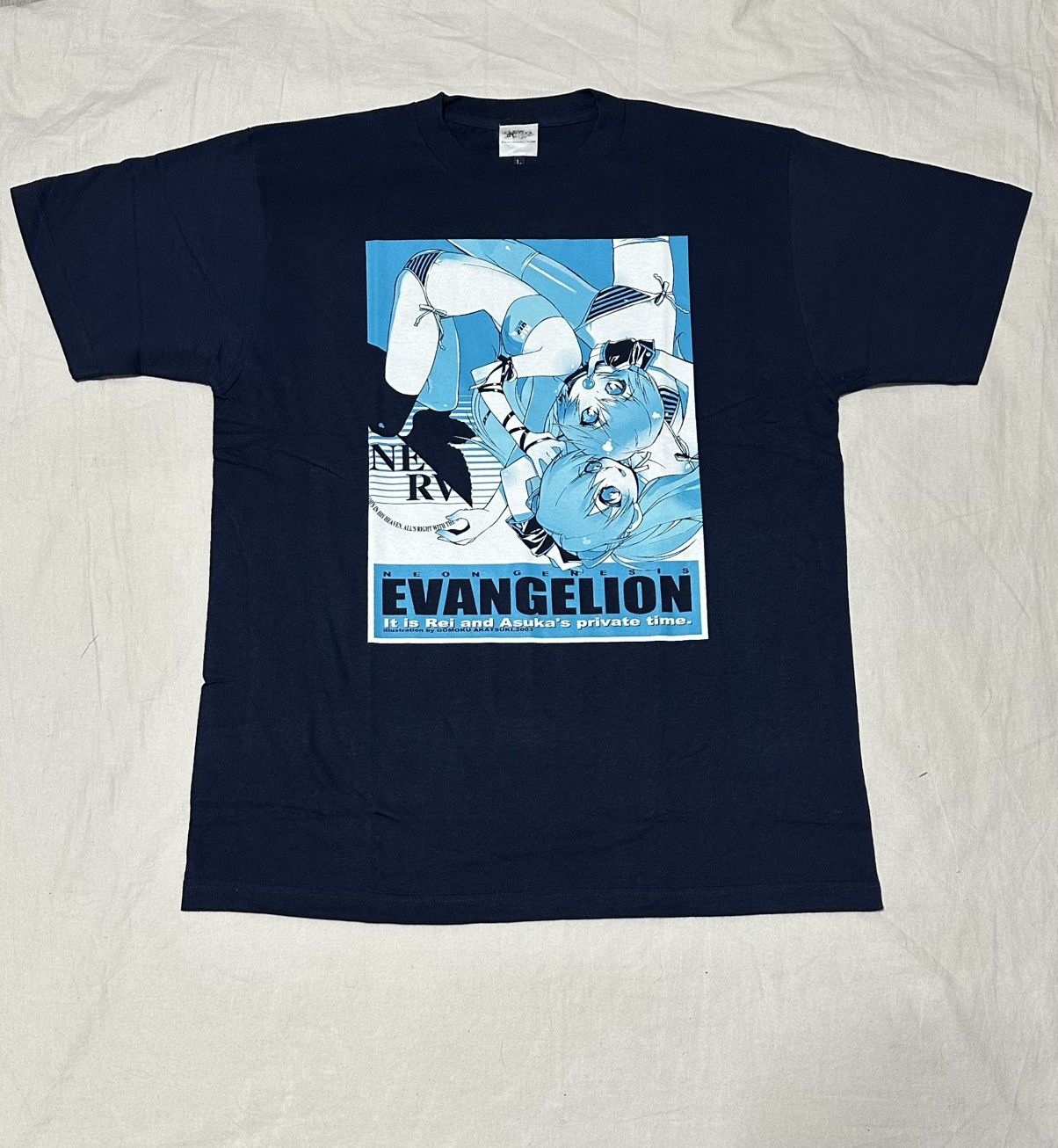 Vintage Rare! 2003 Neon Genesis Evangelion Eva T-shirt Size US L / EU 52-54 / 3 - 2 Thumbnail