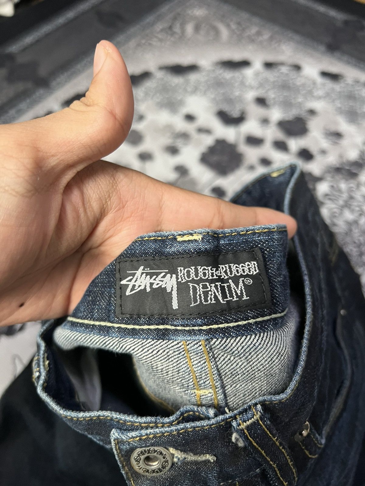Stussy Stussy Rough & Rugged Signature Denim Jeans Size US 34 / EU 50 - 10 Thumbnail