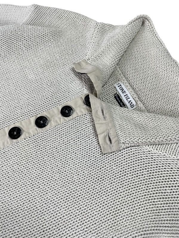 Stone Island Stone Island Heavyweight Vintage Collar Knit Jumper Size US L / EU 52-54 / 3 - 8 Thumbnail