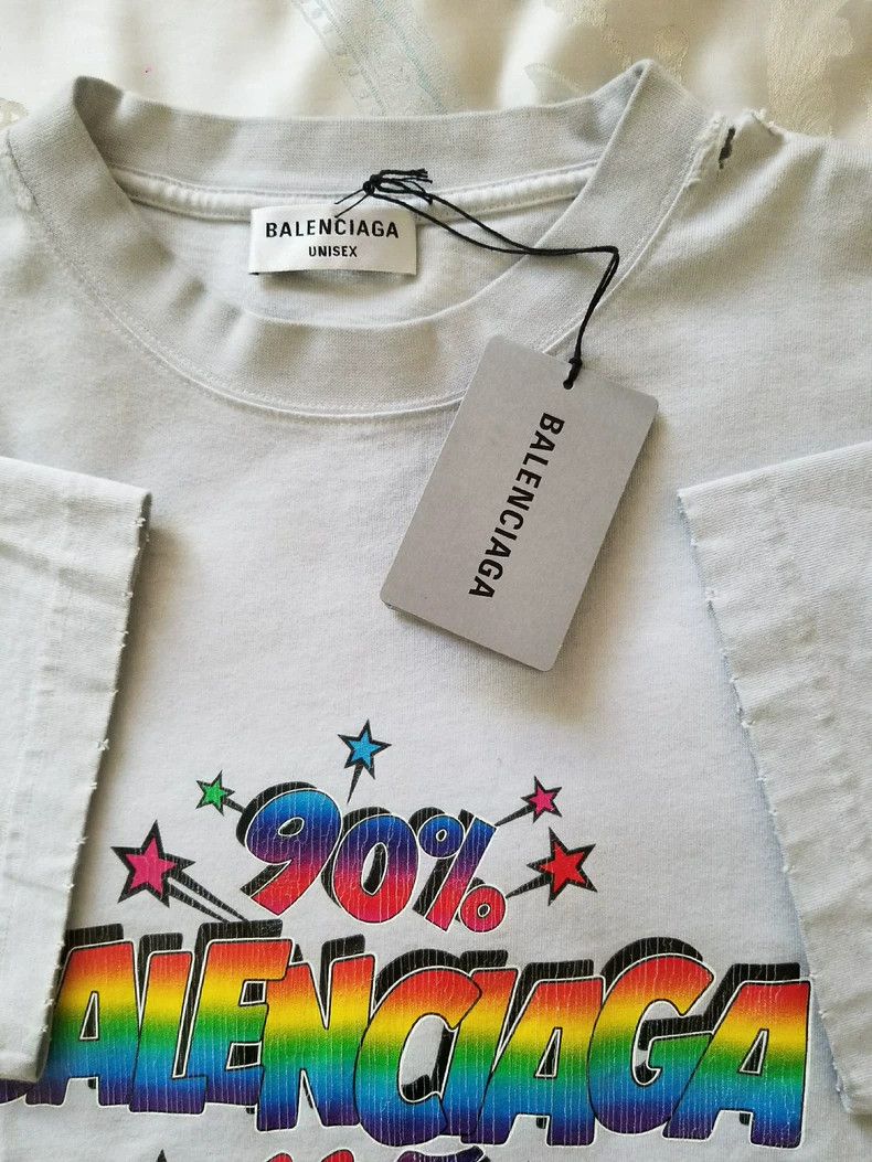 Balenciaga Balenciaga Light grey T-shirt 2505-Nextarrow Size US XS / EU 42 / 0 - 4 Thumbnail