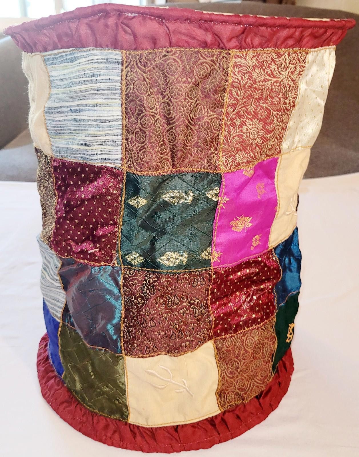 The Unbranded Brand Bohemian Patchwork fabric lampshade Size ONE SIZE - 1 Thumbnail