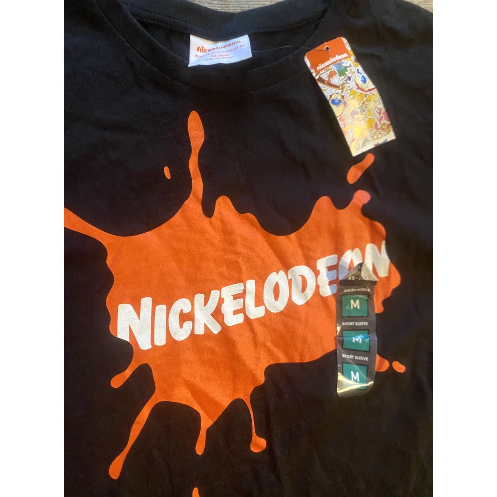 Nickelodeon New Nickelodeon Black shirt short sleeve splatter 2019 Cotton Size US M / EU 48-50 / 2 - 3 Thumbnail