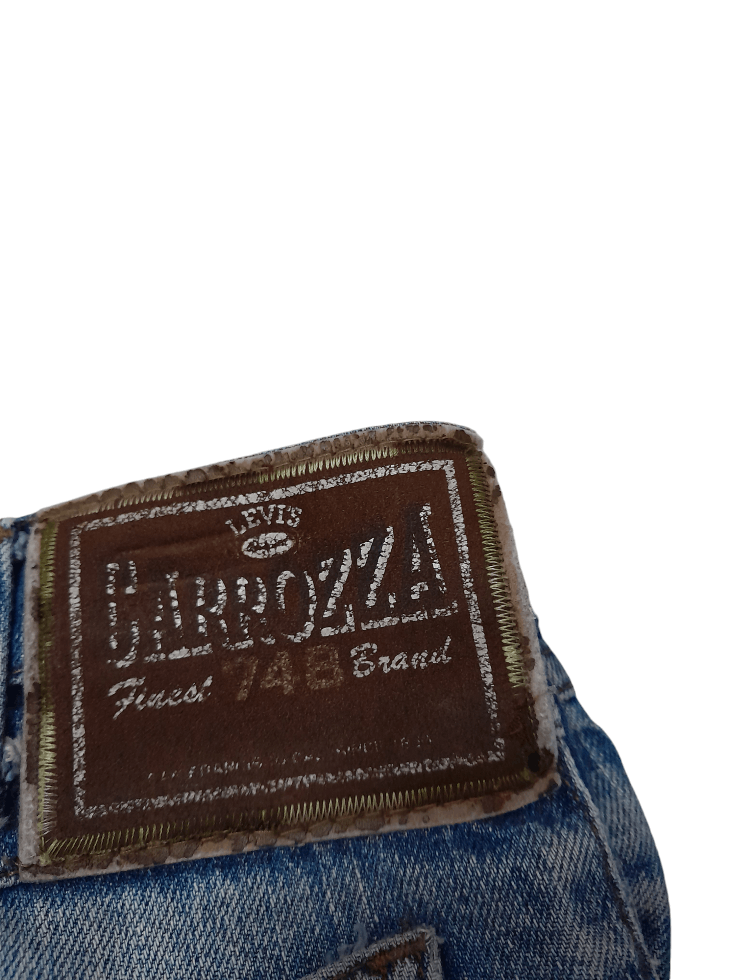 Levi's × Vintage 90s Levis Carozza Big E Studded Denim (F370) Waist 33 Size US 33 - 9 Thumbnail