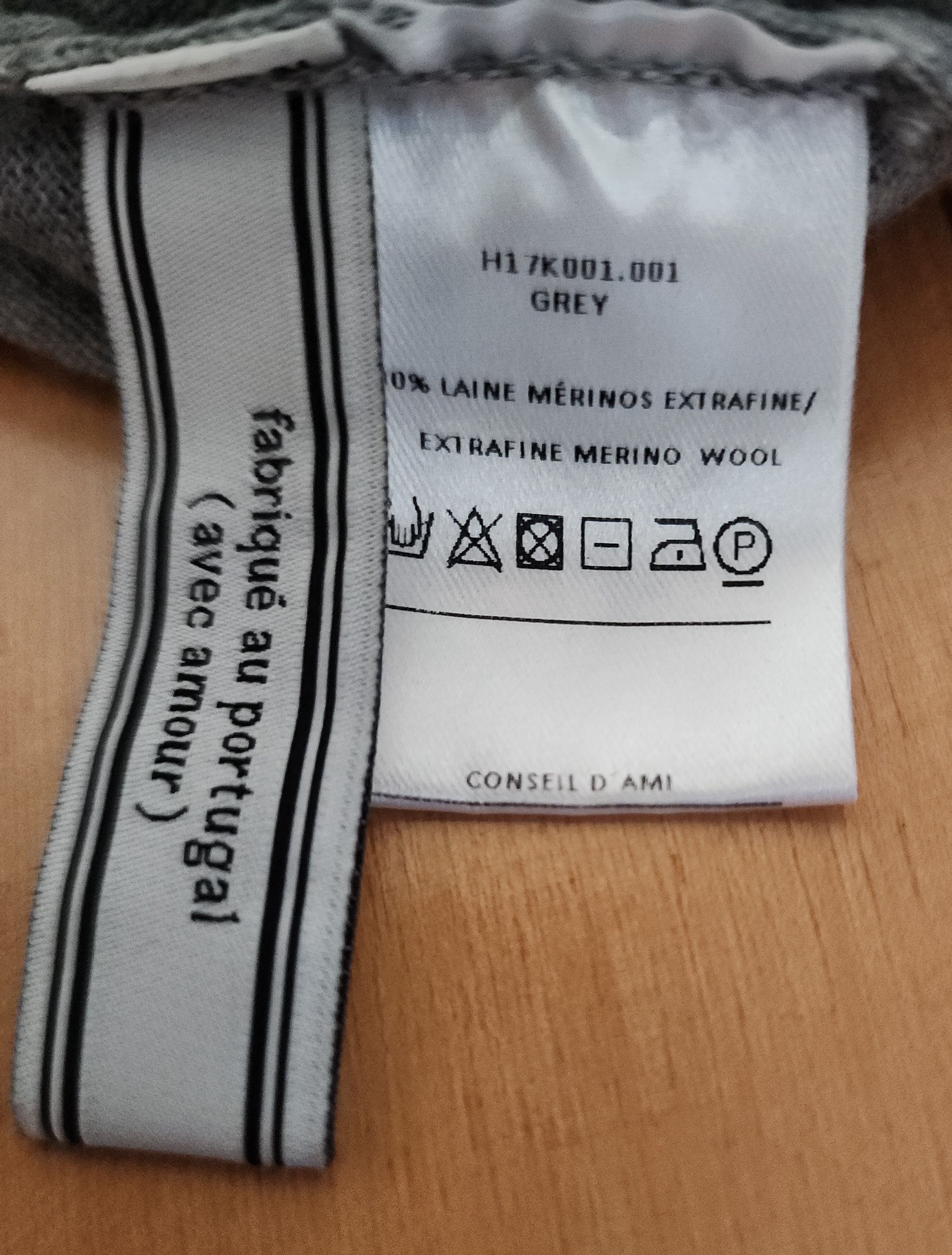 AMI AMI sweater Grey Large Size US L / EU 52-54 / 3 - 3 Thumbnail