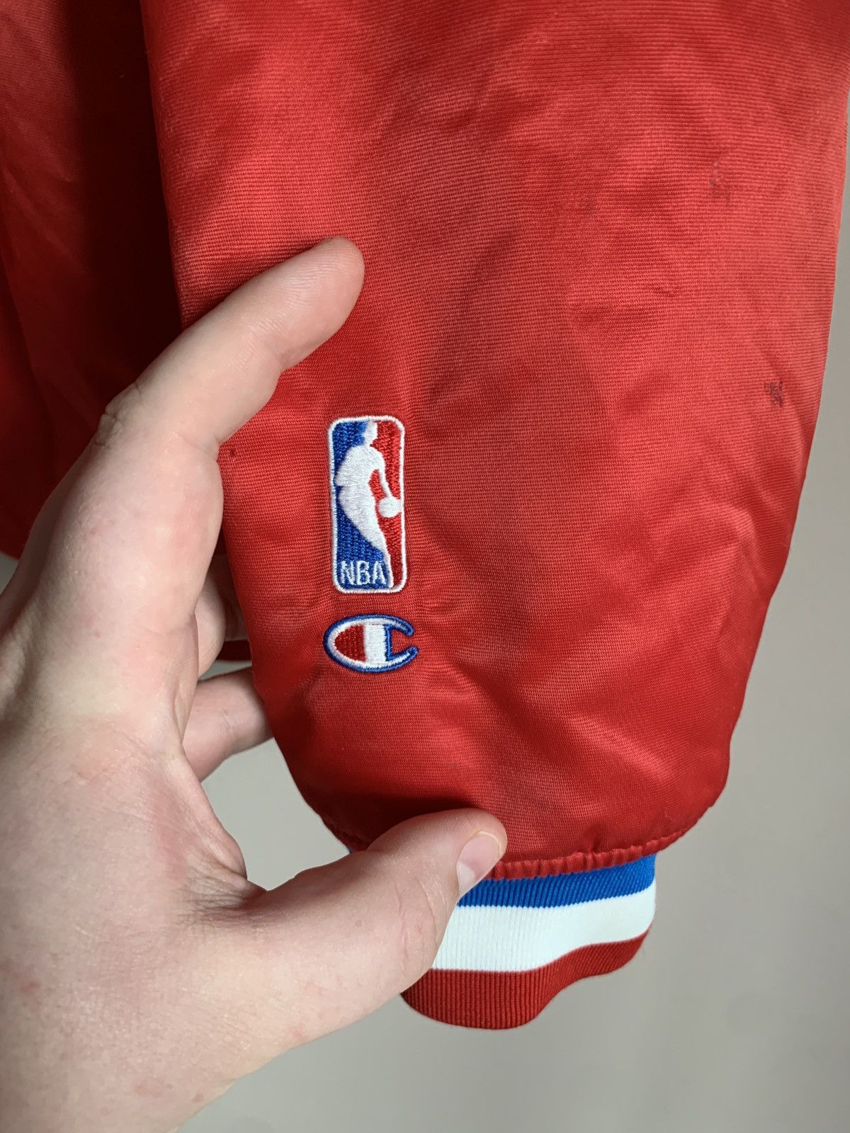 Champion Philadelphia 76ers Sixers Basketball Jacket NBA Champion L Size US L / EU 52-54 / 3 - 9 Thumbnail