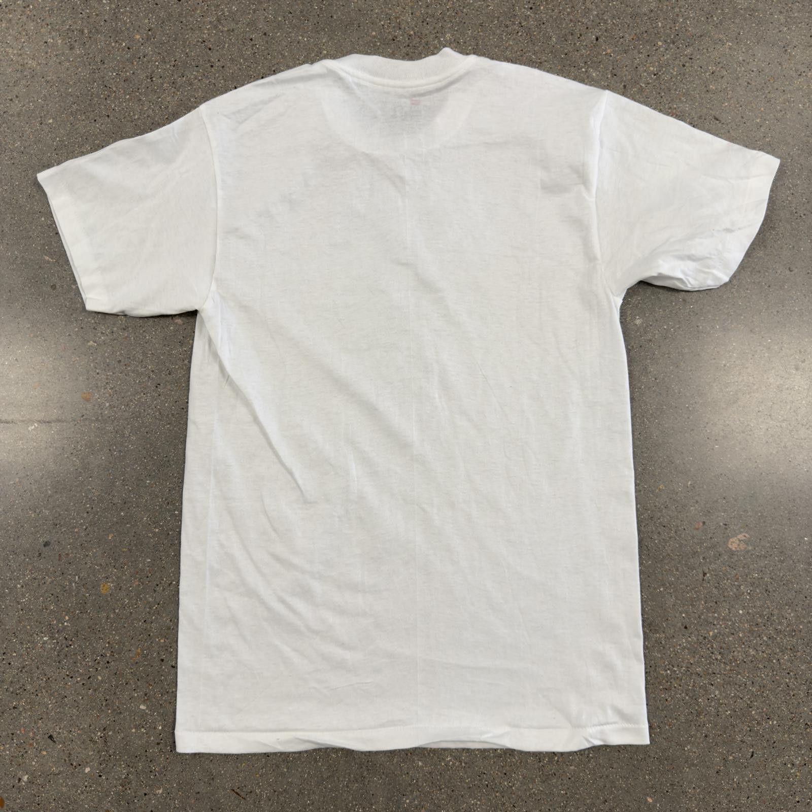 Hanes Vtg Single Stitch Hanes Blank White T-Shirt Youth XL DS Size US XL / EU 56 / 4 - 6 Thumbnail