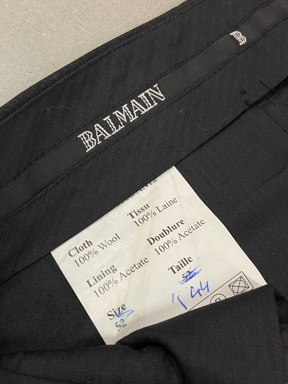 Balmain Vintage Balmain Trousers Wool Dress Pants Size US 36 / EU 52 - 7 Thumbnail
