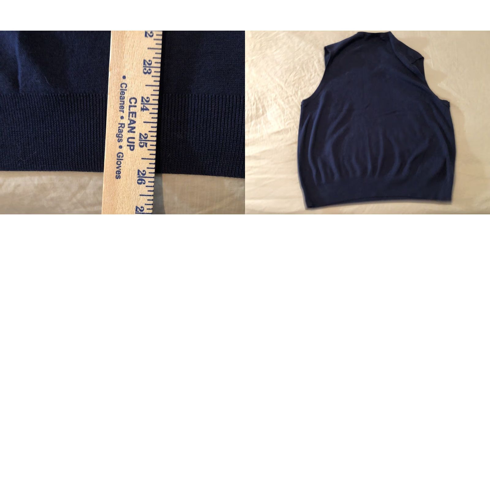 Polo Ralph Lauren Polo Ralph Lauren Sweater Vest L Men Navy Blue Cotton Vest Modern Polo Ralph Lauren Mens Large Vest Blue Cotton Size US L / EU 52-54 / 3 - 8 Thumbnail