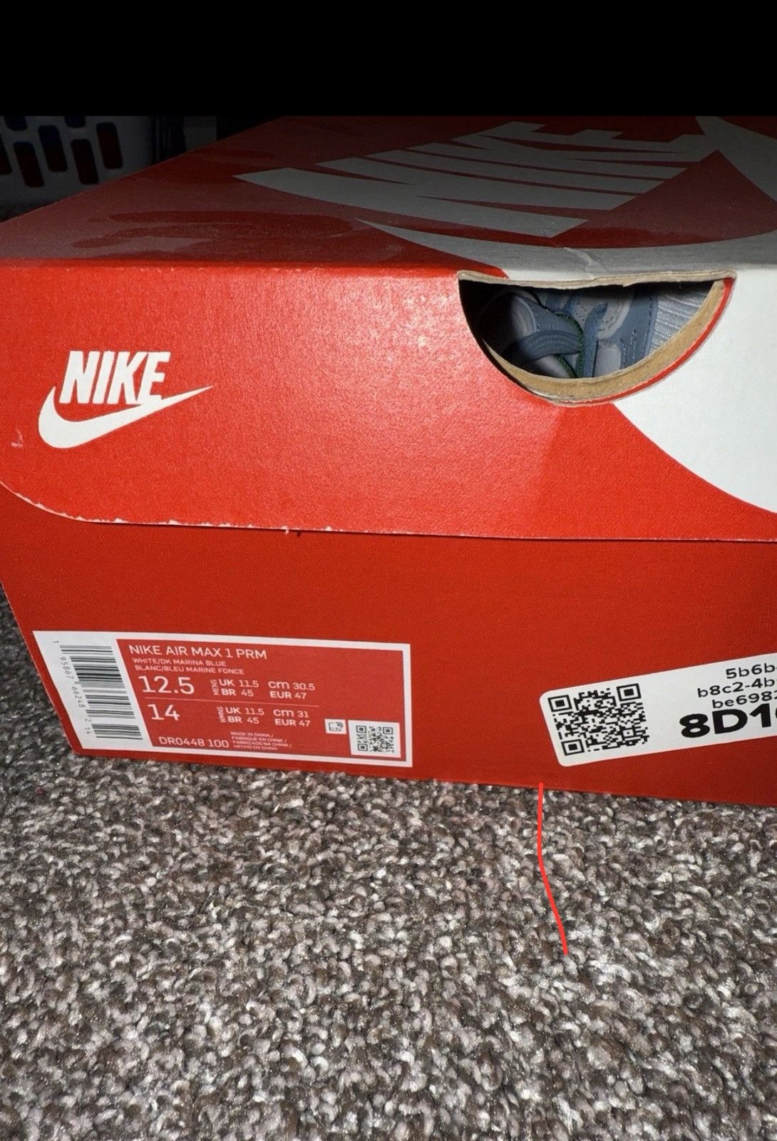 Nike Nike Air Max 1 Premium Blueprint, Size 12.5 Size US 12.5 / EU 45-46 - 8 Thumbnail