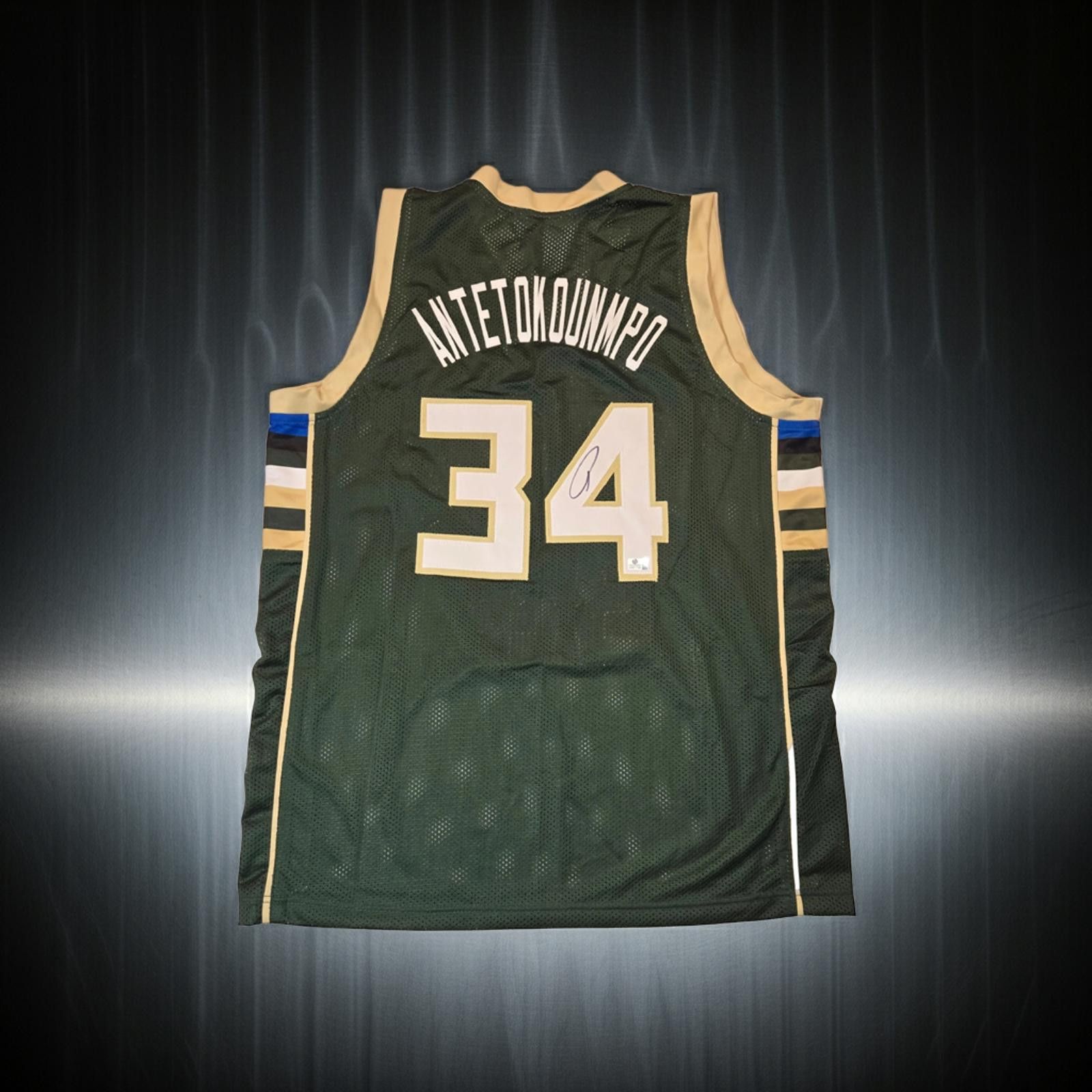 Other Giannis Antetokounmpo Milwaukee Bucks Basketball Jersey coa Size ONE SIZE - 1 Thumbnail