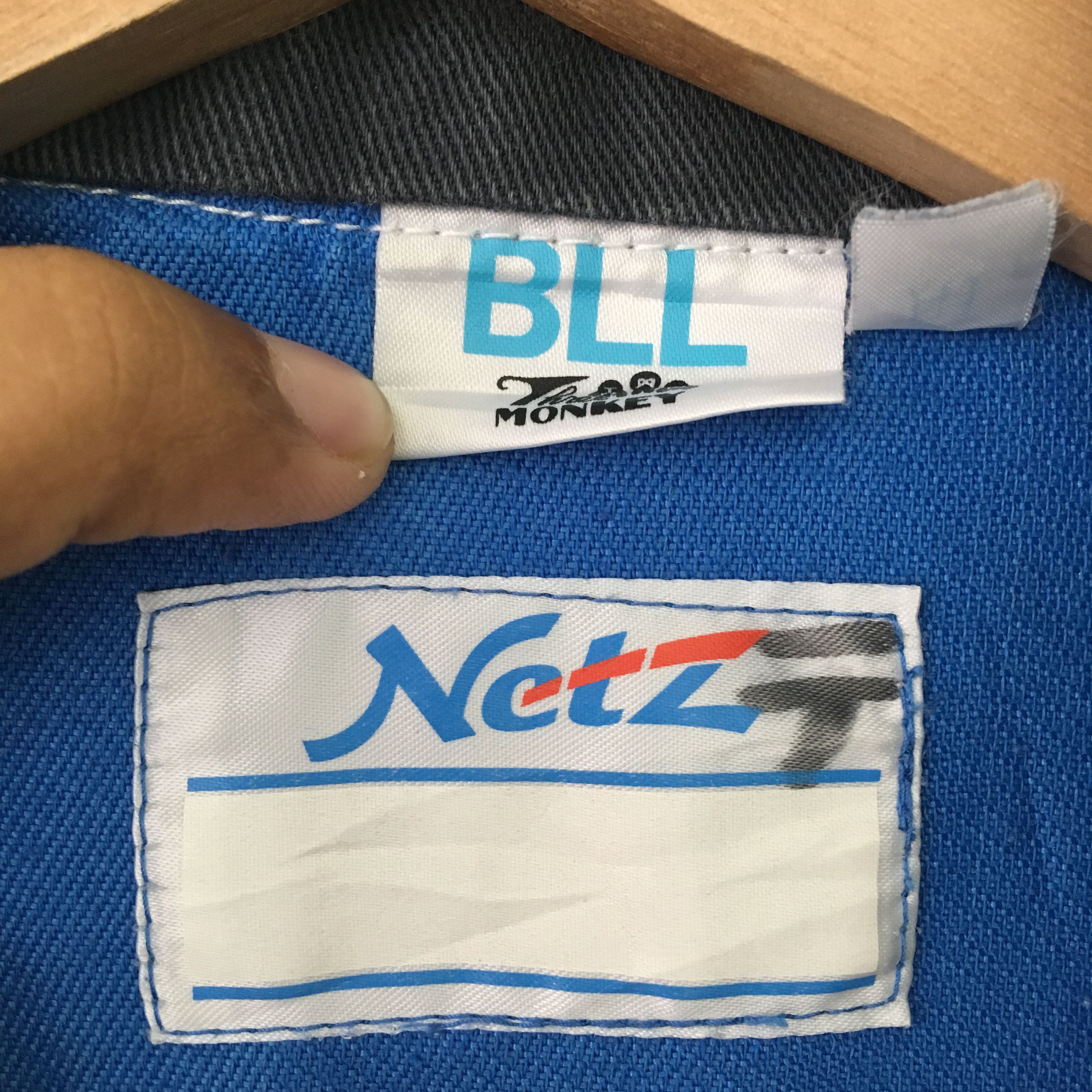 Japanese Brand Vintage 90's Netz Japan Factory Blue Coverall Racing Coat Size US L / EU 52-54 / 3 - 11 Thumbnail