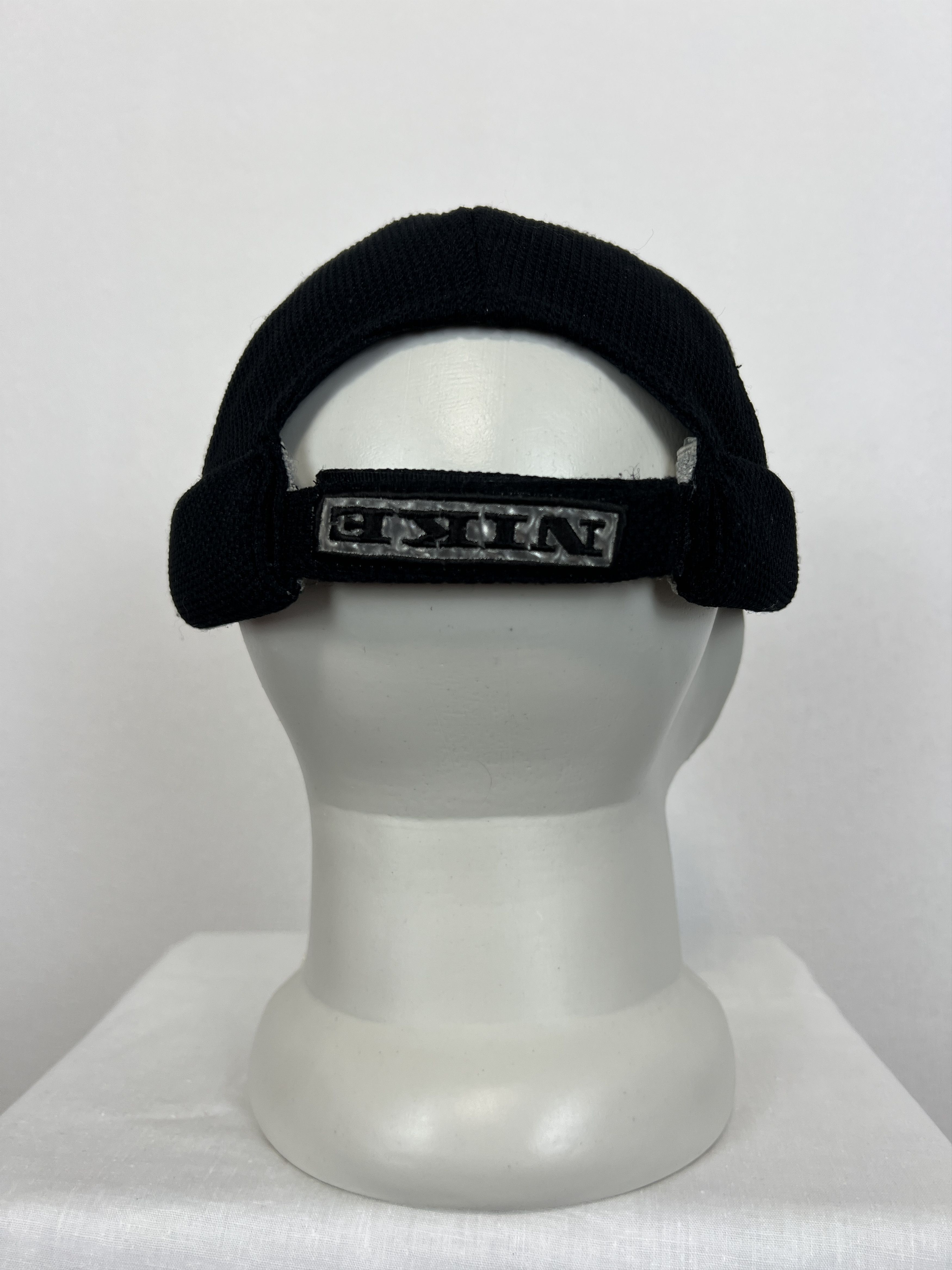 Nike Vintage Beanie Small Center Swoosh Hat Cap Rare Adult Size ONE SIZE - 5 Thumbnail