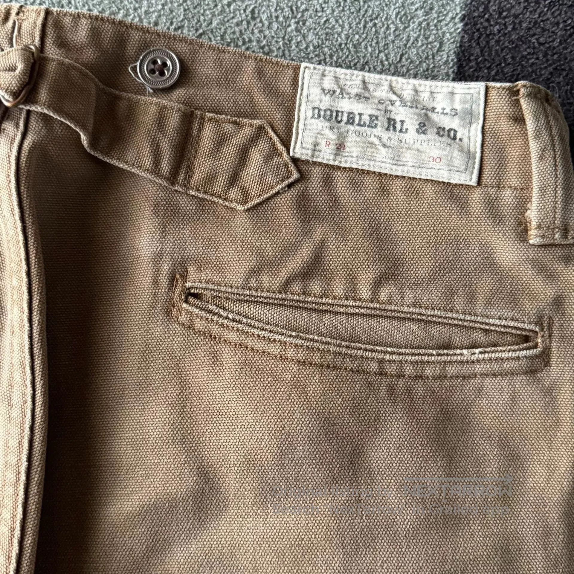 RRL Ralph Lauren RRL Heavy Canvas Cargo Pants. Size US 30 / EU 46 - 8 Thumbnail