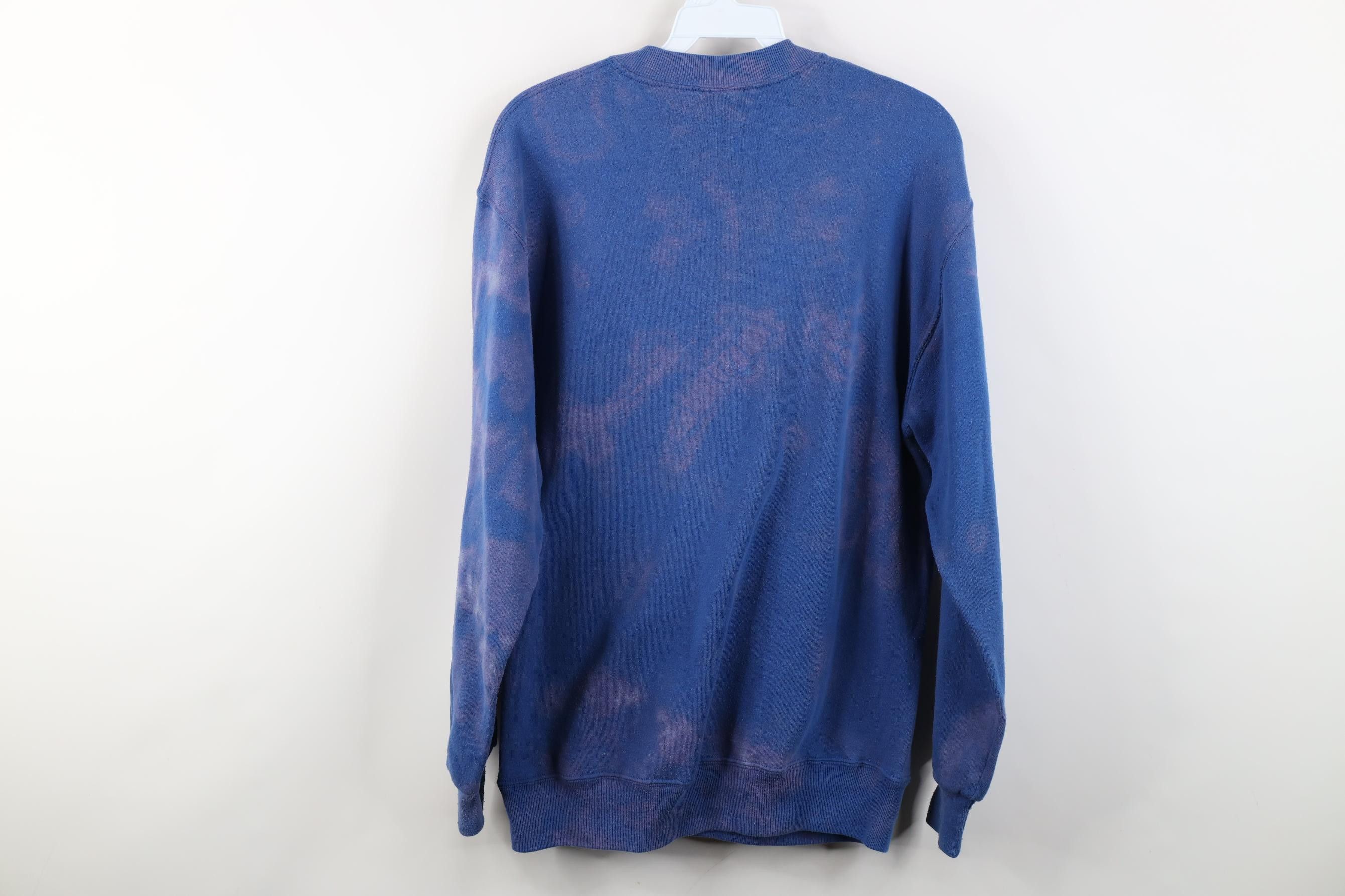 Vintage Vintage 90s Streetwear Blank Acid Wash Sweatshirt USA Size L / US 10 / IT 46 - 11 Thumbnail