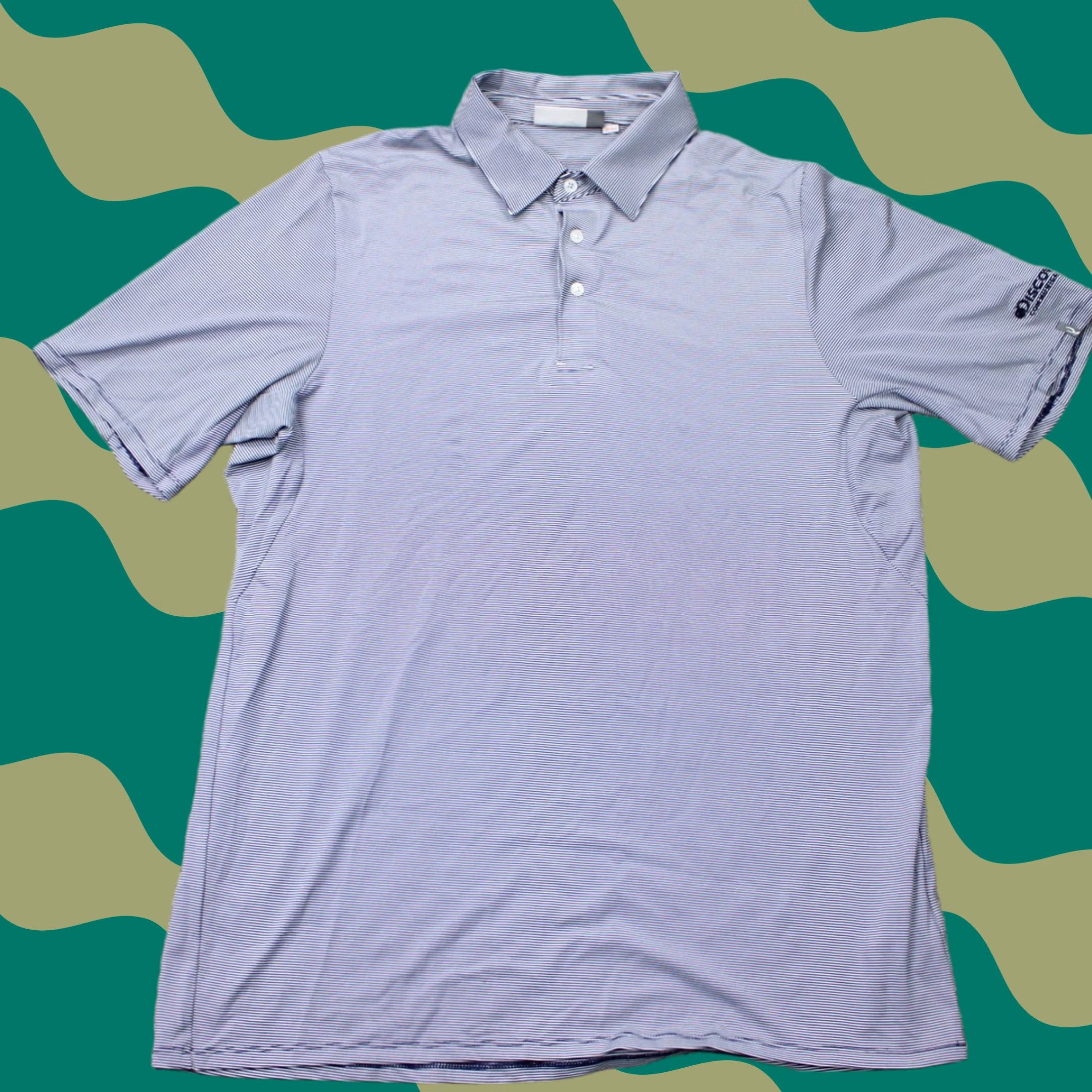 KJUS Kjus Shirt Men 54 XL Blue/White Soren Stripe Polo Stretch Short Sleeve Pullover Polo Shirt Size US XL / EU 56 / 4 - 1 Thumbnail