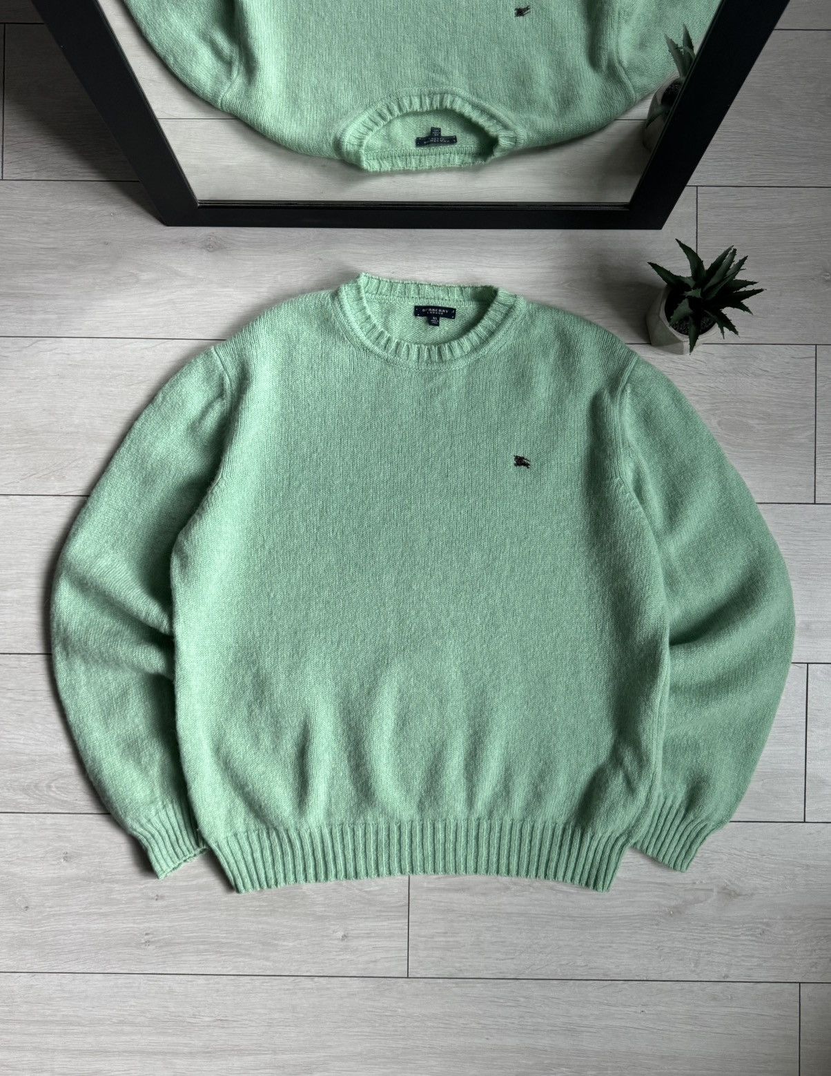 Burberry Vintage Burberry Shetland Wool Luxury Sweater Size US XL / EU 56 / 4 - 1 Thumbnail