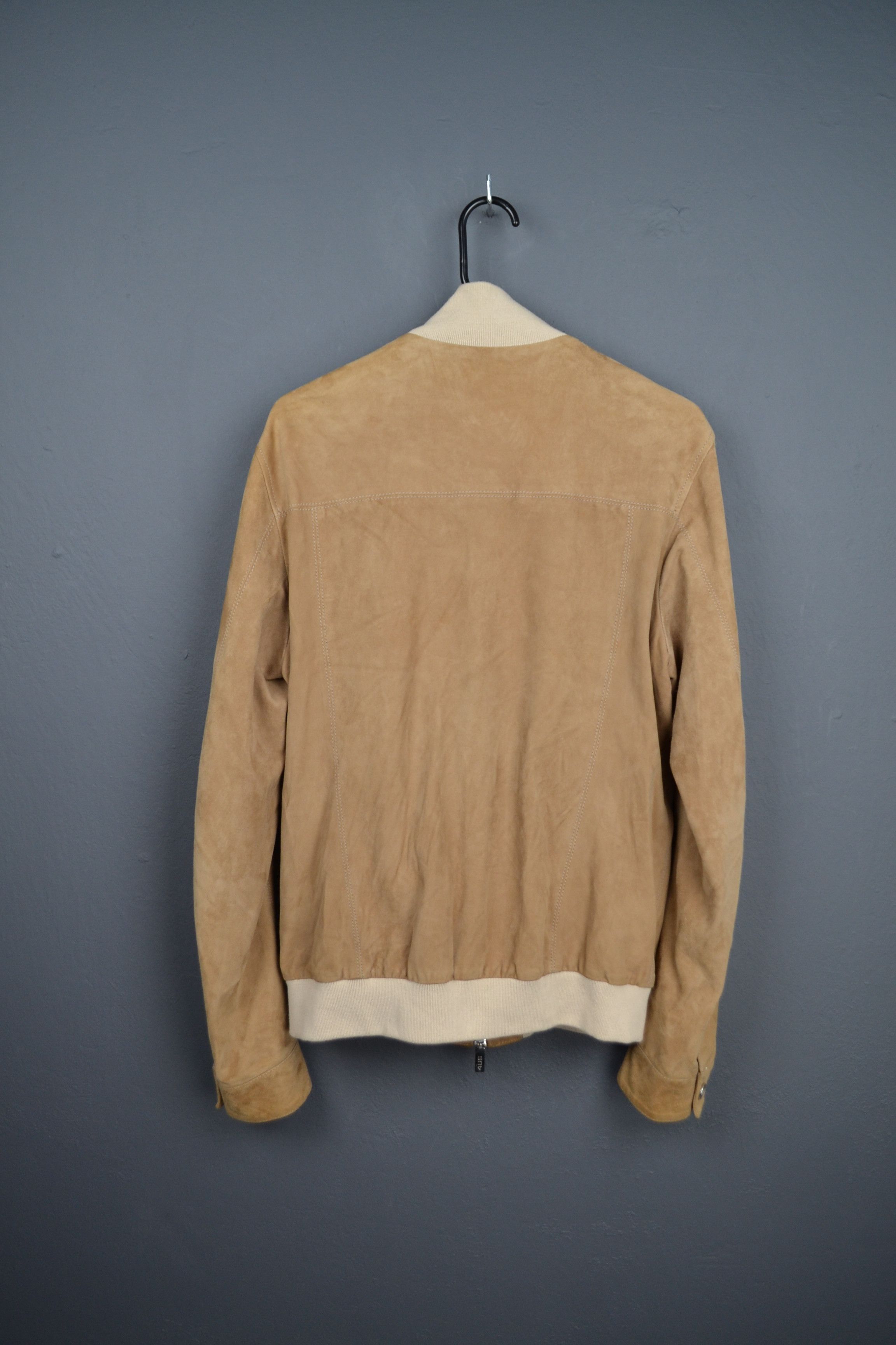 Paciotti Cesare Paciotti 4US Suede Leather Bomber Jacket 50 M Sabbia Size US M / EU 48-50 / 2 - 8 Thumbnail