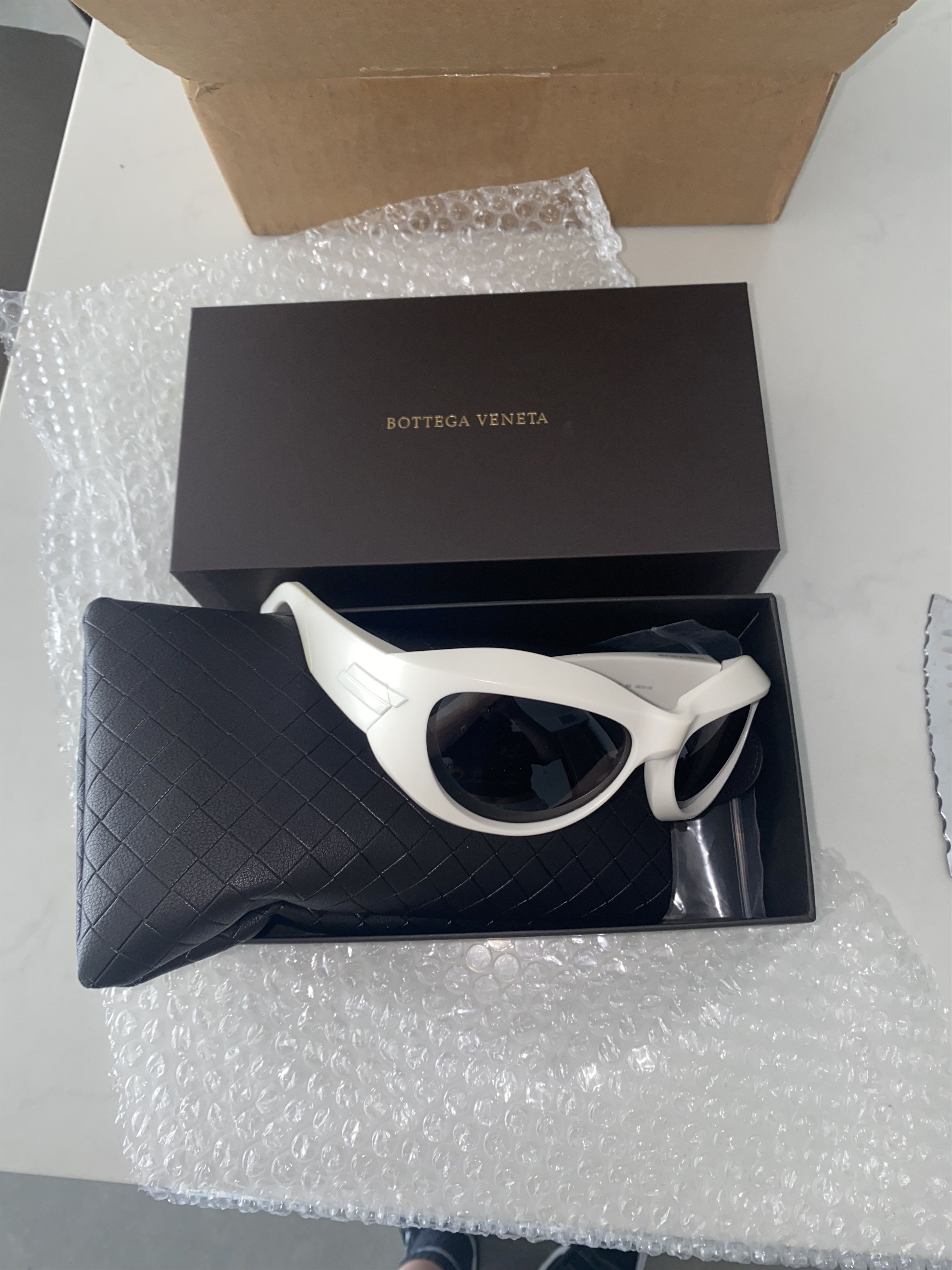 Bottega Veneta Bottega Veneta Cyclops Sunglasses Mirrored oval fw20 Size ONE SIZE - 1 Thumbnail