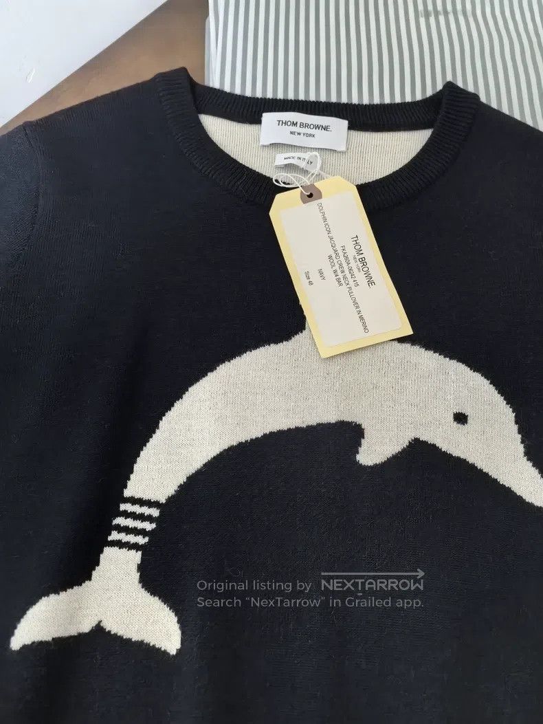 Thom Browne Thom Browne Wool Dolphin Sweater Size US M / EU 48-50 / 2 - 3 Thumbnail