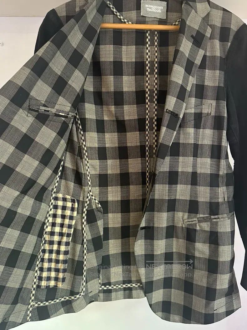 Takahiromiyashita The Soloist. Takahiromiyashita The Soloist. Early plaid/sheepskin sleev Size 46R - 2 Thumbnail