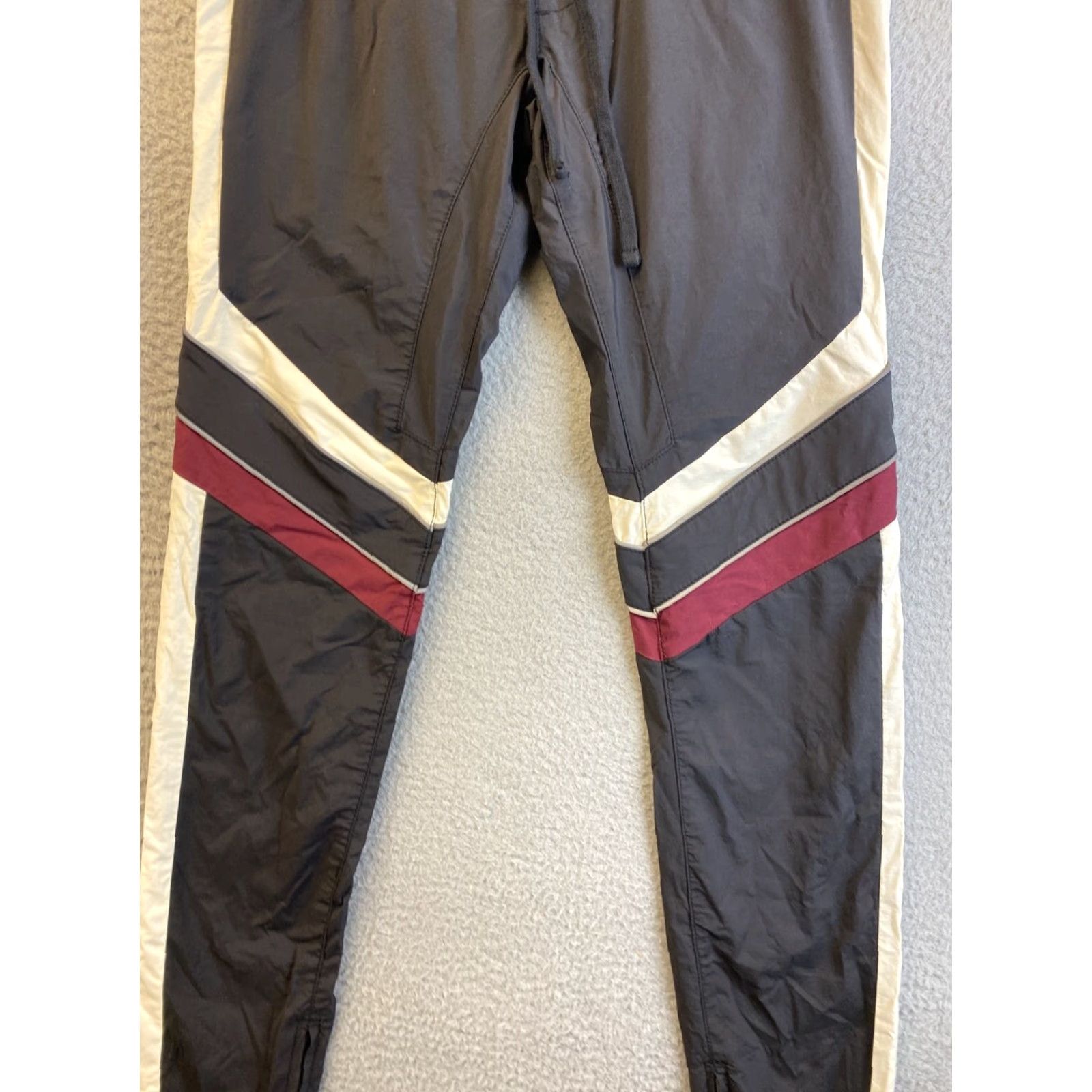 Pacsun Pacsun Mens Track Pants Size Small Black Retro Tapered Reflective Crop / 35-80 Size US 29 - 3 Thumbnail