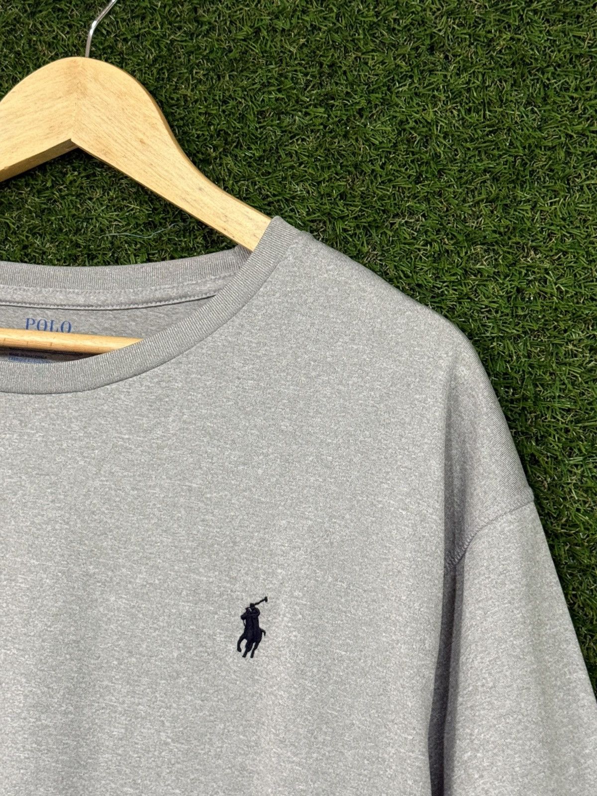 Polo Ralph Lauren Polo Ralph Lauren Luxury Grey Logo T Shirt 2XL XXL Athletic Size US XXL / EU 58 / 5 - 1 Thumbnail