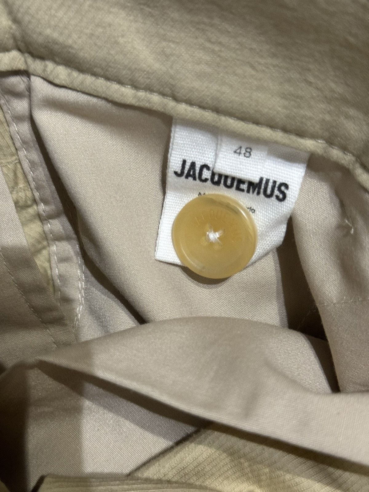 Jacquemus Beige Causal Pants Size US 32 / EU 48 - 4 Thumbnail