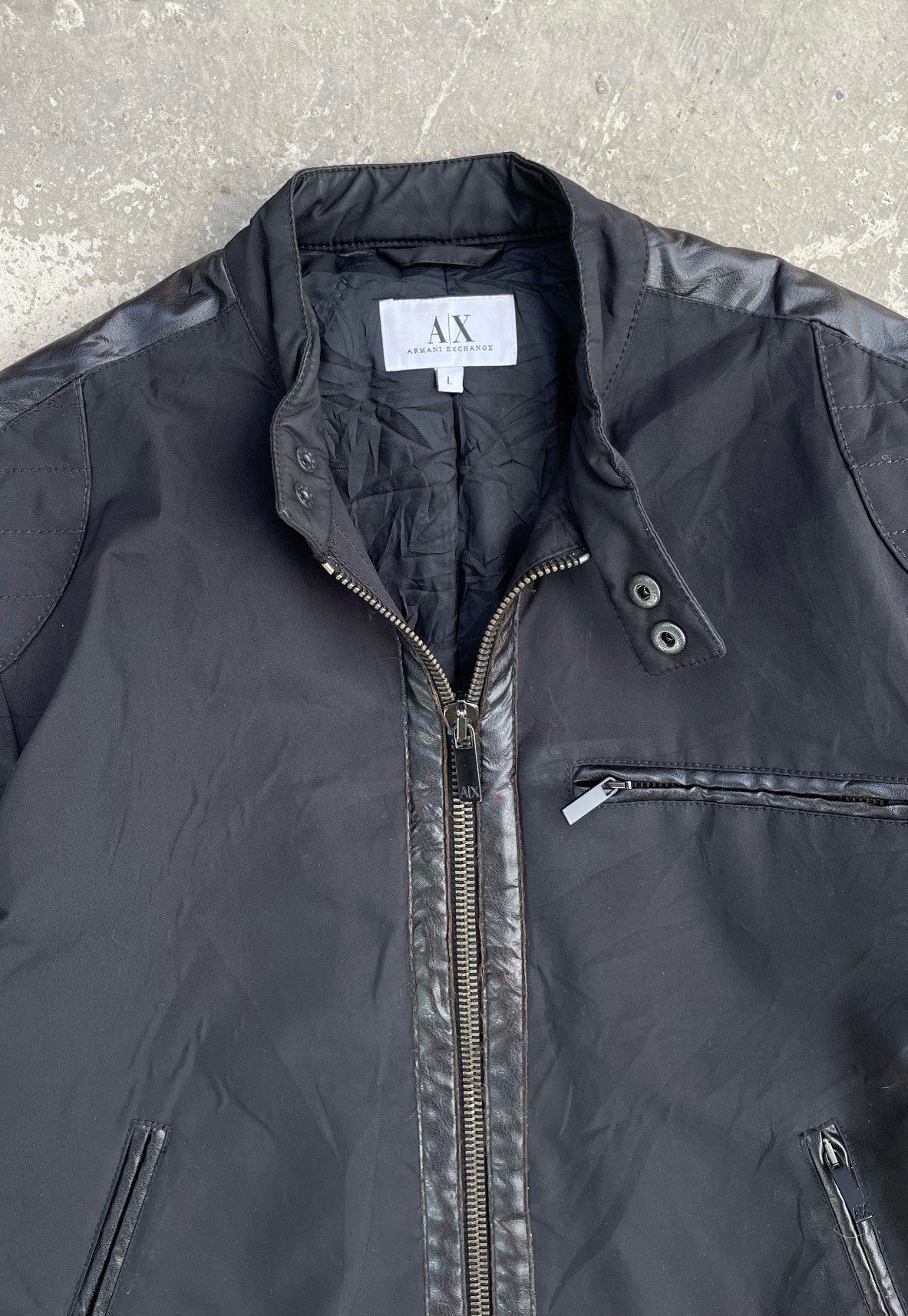 Giorgio Armani 🔥ARMANI EXCHANGE RAIDER BOMBER JACKET Size US L / EU 52-54 / 3 - 10 Thumbnail