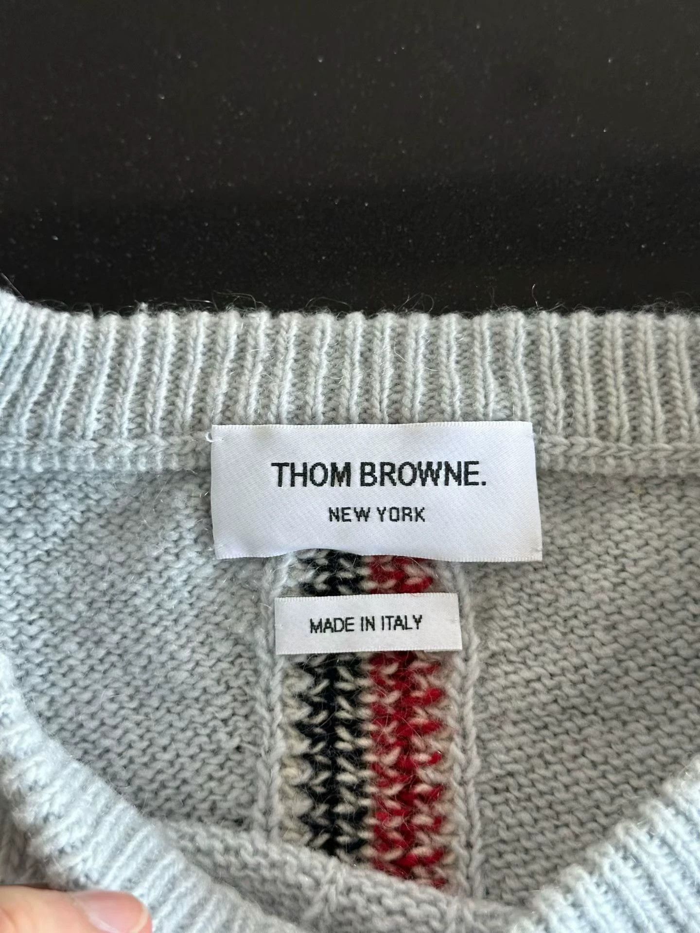 Thom Browne Thom Browne Striped Back Sweater Size 5 Size US XL / EU 56 / 4 - 3 Thumbnail