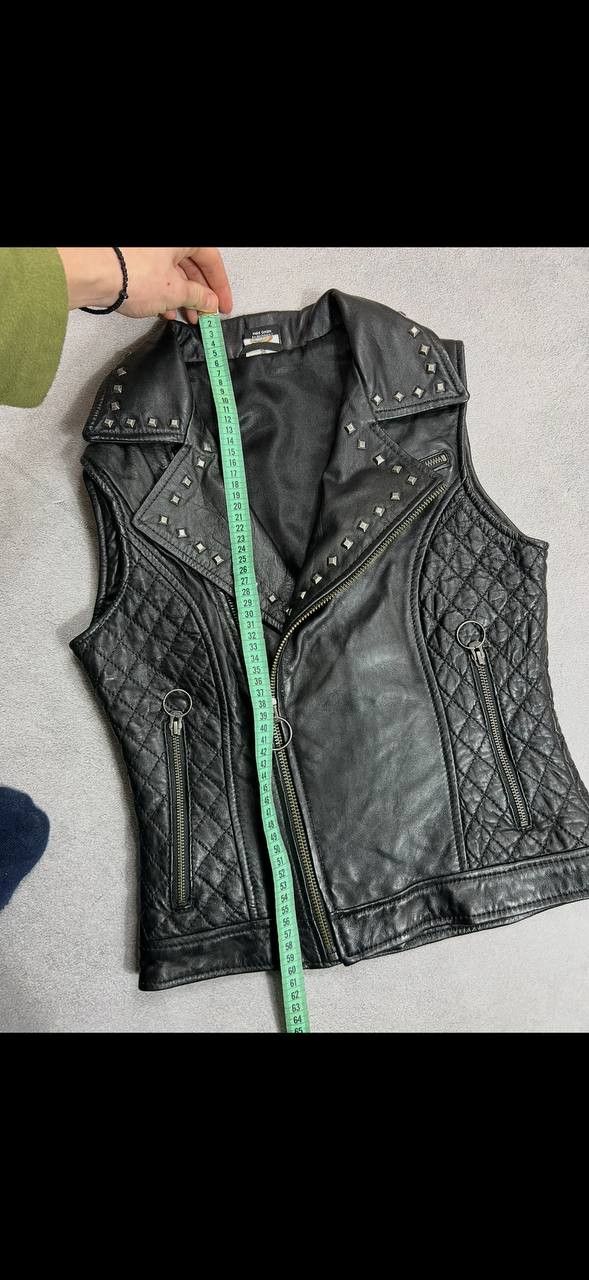 Japanese Brand Vintage 90s Biker Motorcycle Opium Goth Style Vests Y2K Size US S / EU 44-46 / 1 - 6 Thumbnail