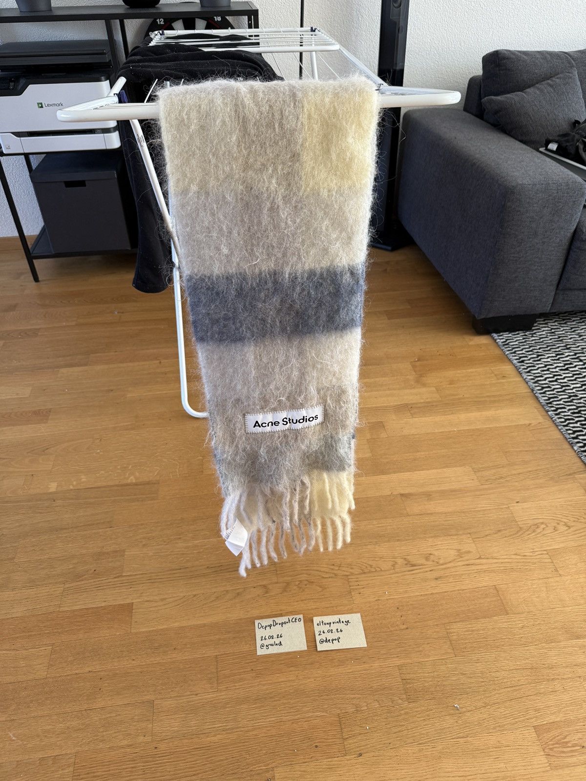 Acne Studios Acne Studios Scarf Size ONE SIZE - 2 Thumbnail