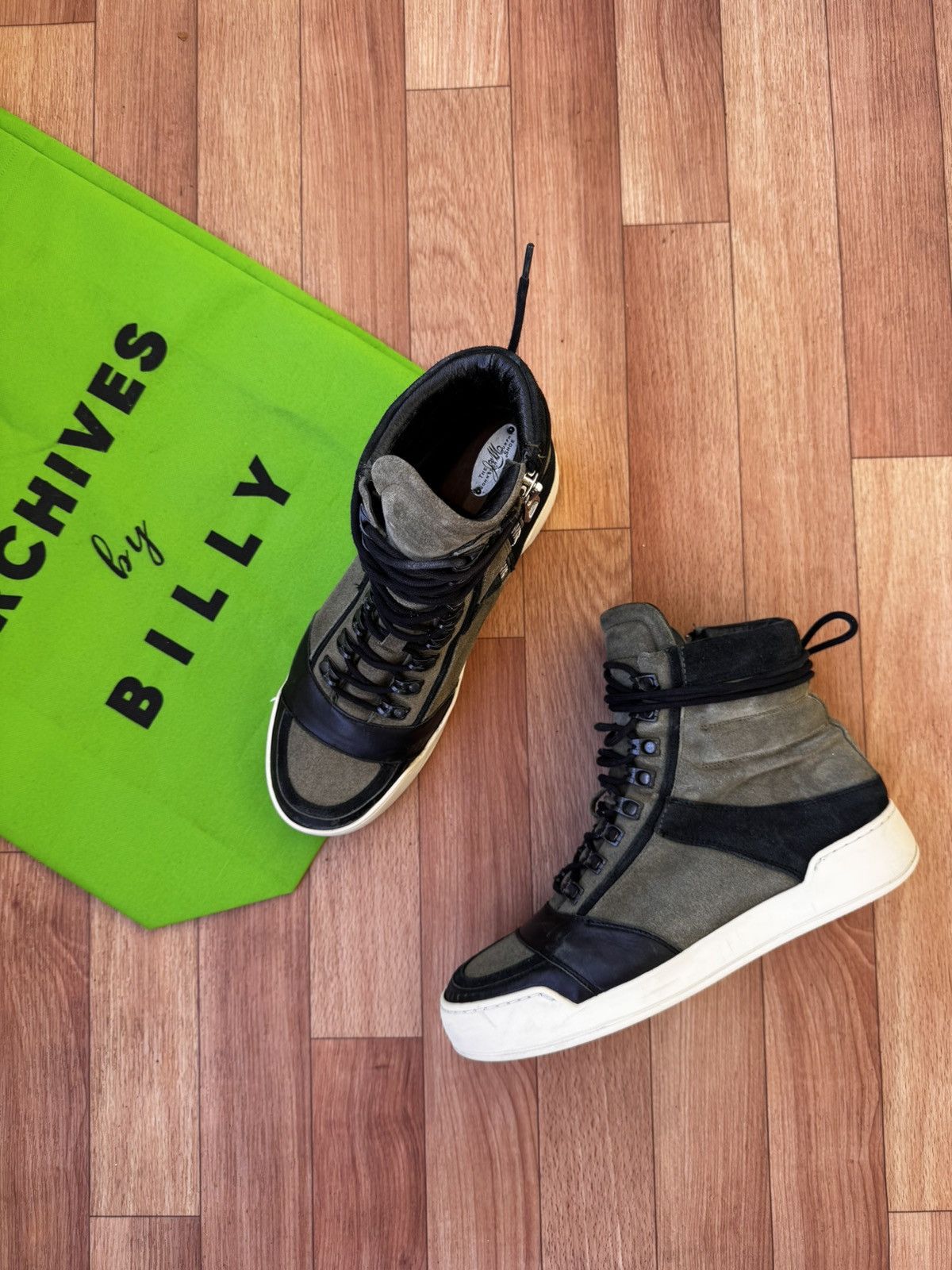 H&M × Versace Versace x H&M Black Buckle Trainers Leather Sneakers 