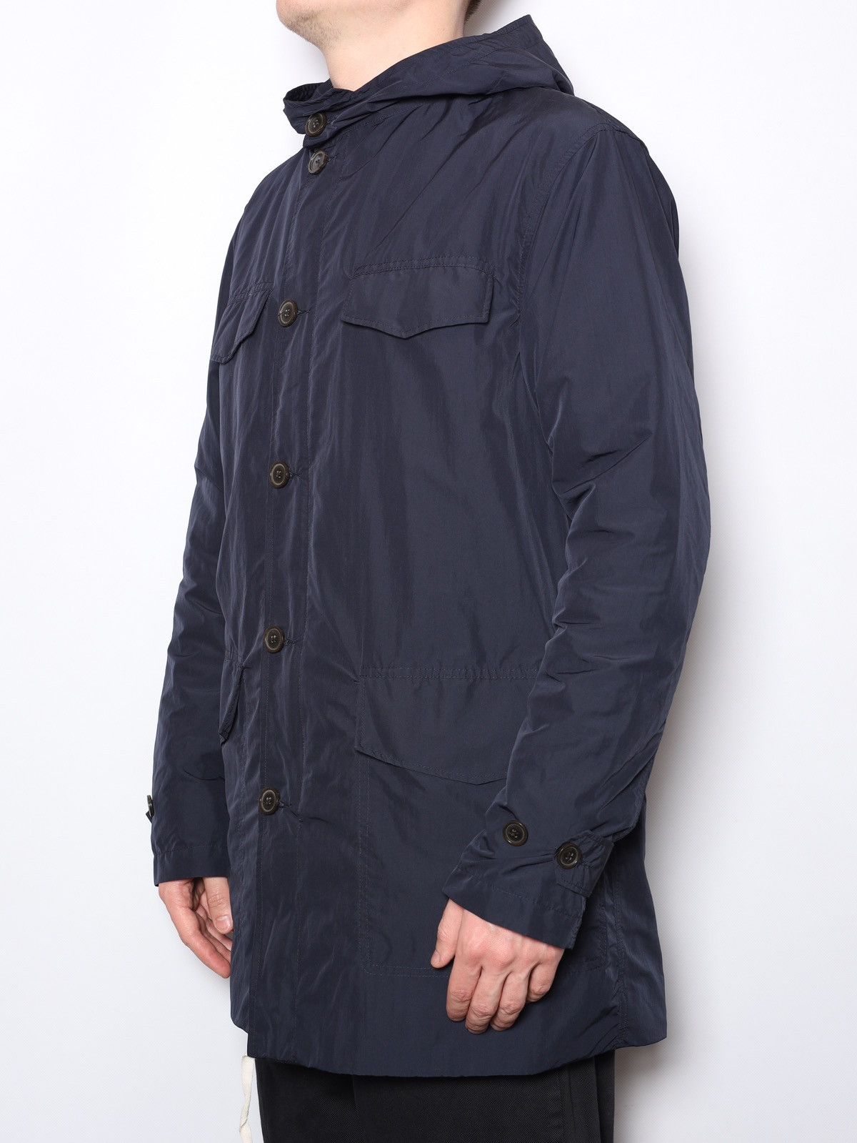Our Legacy Our Legacy Navy Cloud Jacket Parka 2 in 1 Coat Nylon Size US XL / EU 56 / 4 - 2 Thumbnail