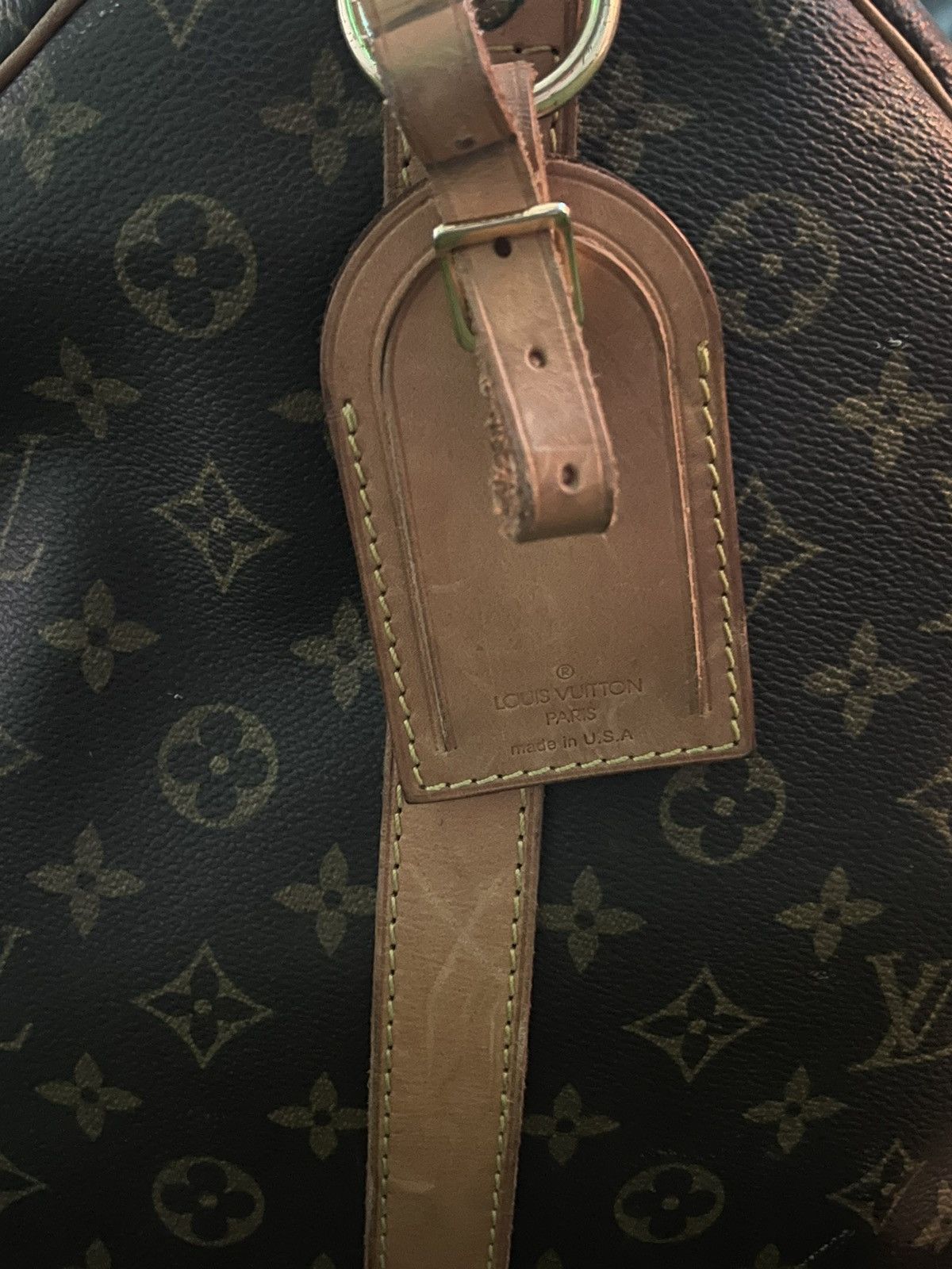 Louis Vuitton × Vintage 70-80s Louis Vuitton KeepAll 55 Carry-On Bag Size ONE SIZE - 4 Thumbnail