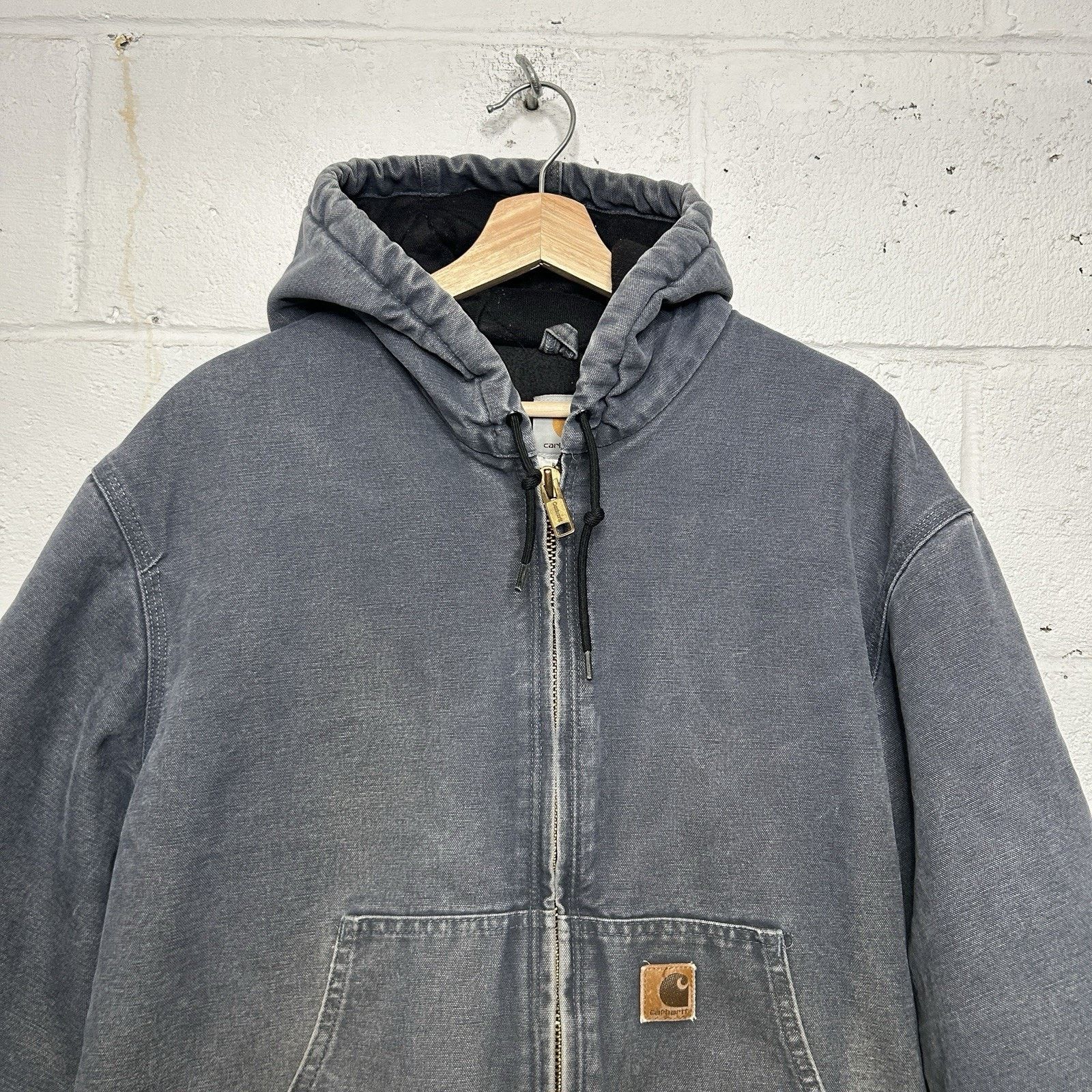 Carhartt Y2K Carhartt Quilted Sandstone Active Jacket “Storm Blue” Size US L / EU 52-54 / 3 - 3 Thumbnail