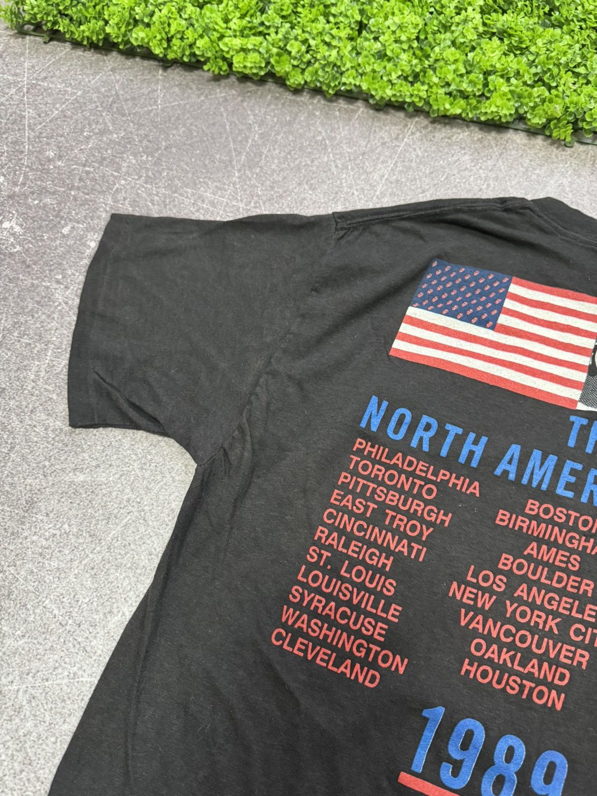 Band Tees Rolling Stones 1989 Steel Wheels Tour Concert T Shirt 50/50 Size US XL / EU 56 / 4 - 21 Thumbnail