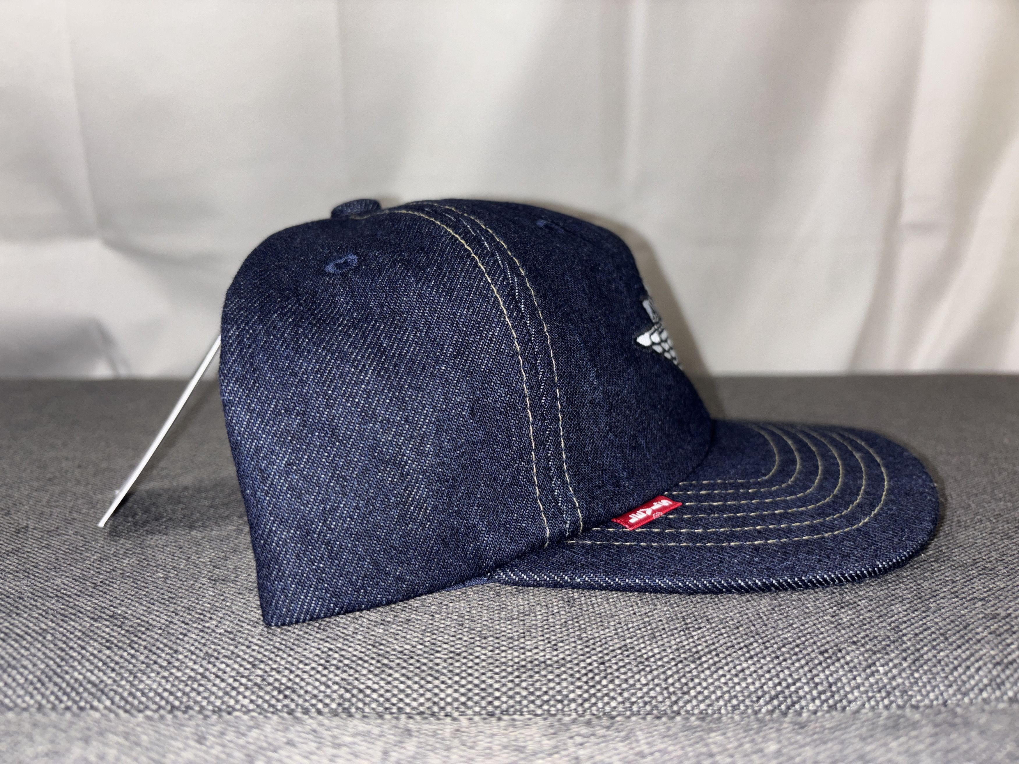 Levi's × Nike Nike Jordan x Levi's Denim Cap Rigid Rinse Blue 055FJ-0000 Size ONE SIZE - 7 Thumbnail