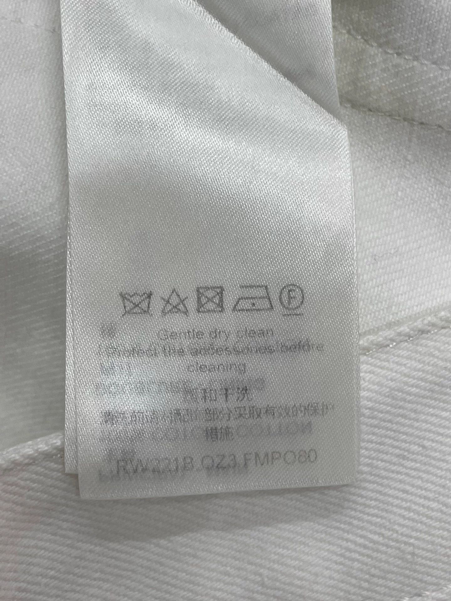 Louis Vuitton Lv White Monogram Color-Blocked Leather Shorts Size 26" / US 2 / IT 38 - 5 Thumbnail