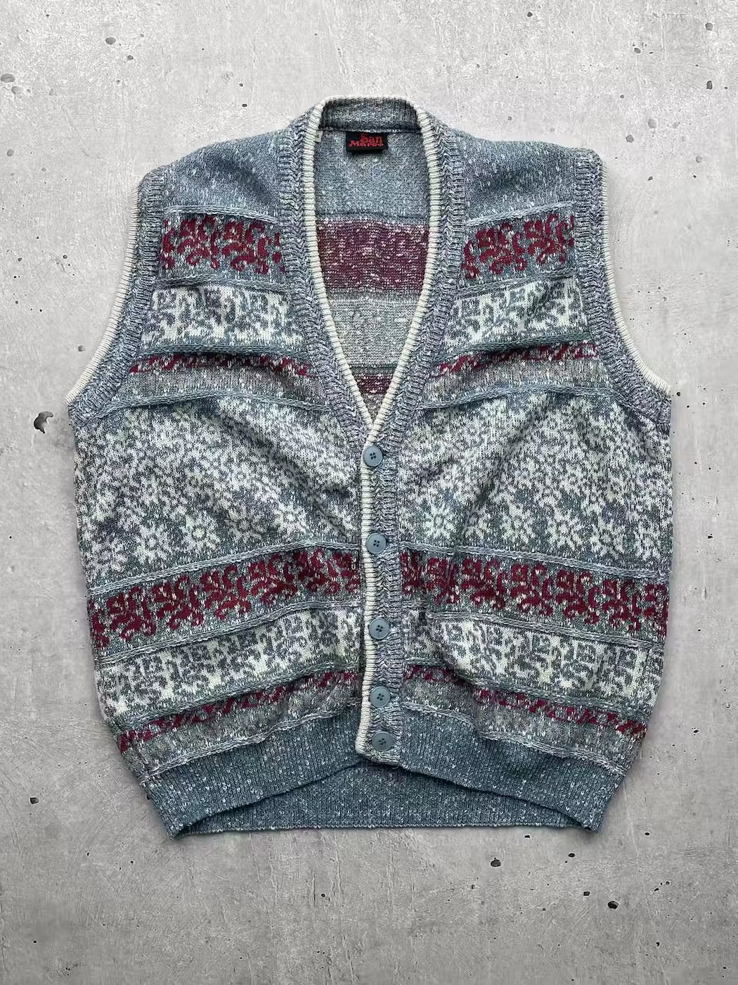 Japanese Brand × Vintage Vintage Knitted Cardigan Size US L / EU 52-54 / 3 - 1 Thumbnail