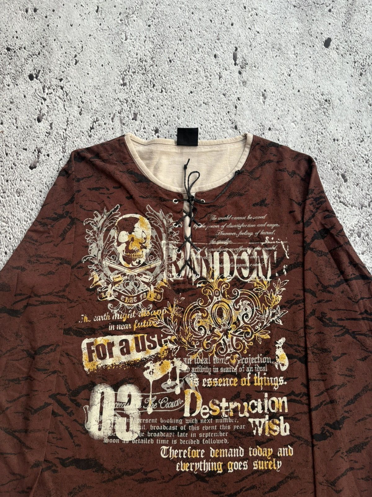 Hysteric Glamour Y2k Double layer Beaumere ifsixwasnine punk style Size US M / EU 48-50 / 2 - 5 Thumbnail