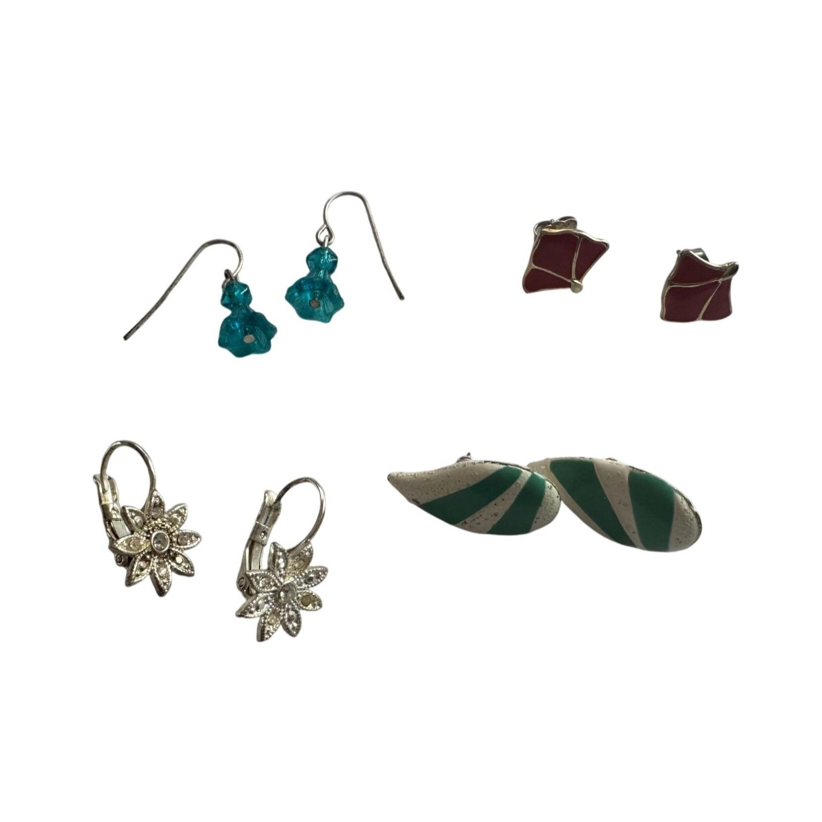 Other 4 Pairs of Women's Vintage Stud/Dangle Earrings Size ONE SIZE - 1 Thumbnail