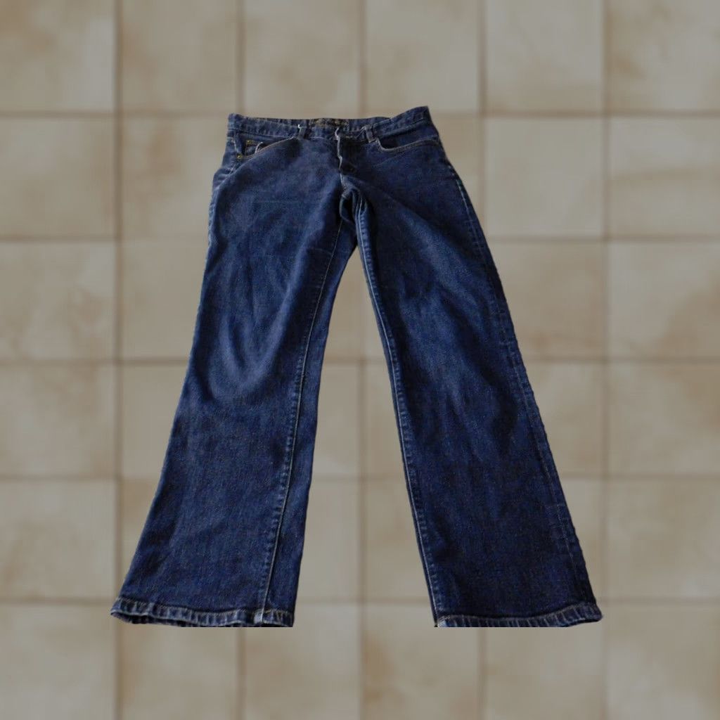 CO Lauren Jeans Co Jeans 12 blue Womens modern slim fit denim classic stretch Slimming Stretch Denim 30in 34in inseam Straight Retro Vintage No - Size 24" / US 00 / IT 34 - 1 Thumbnail