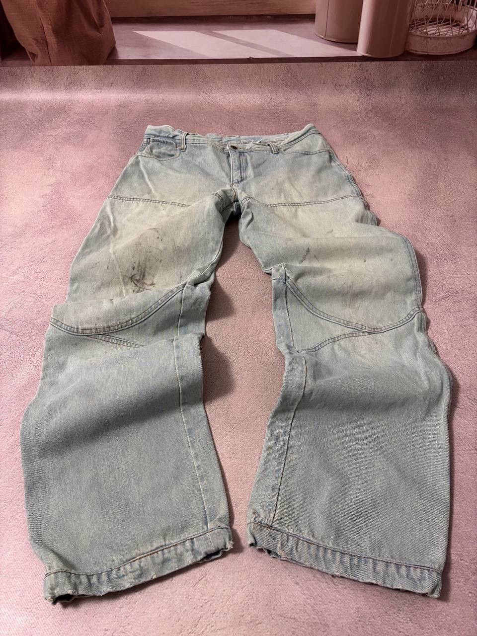 Vintage Faded If Six Was Nine style faded baggy pants jeans Size US 34 / EU 50 - 3 Thumbnail